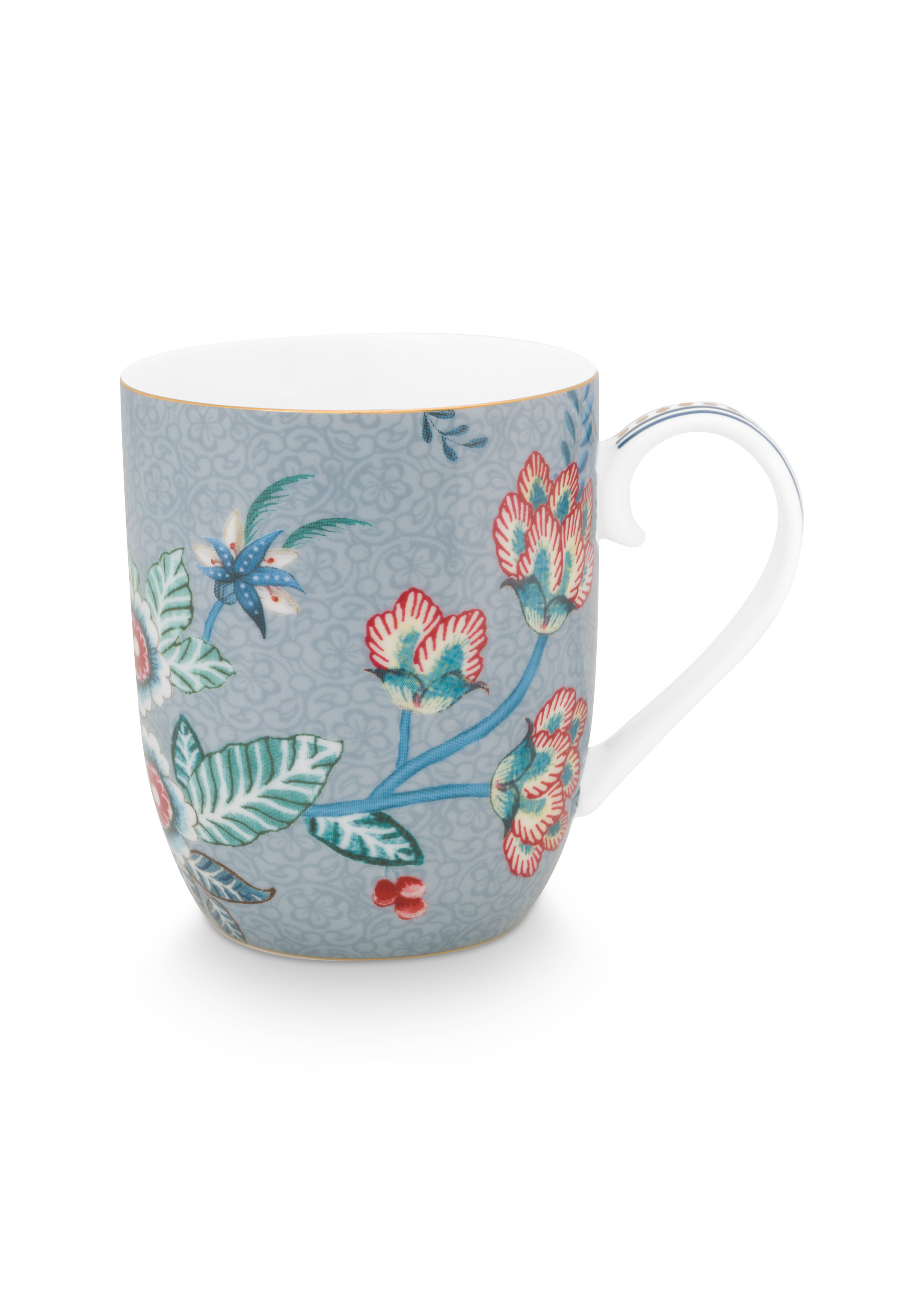 Mug Small Flower Festival Light Blue 145ml Gift