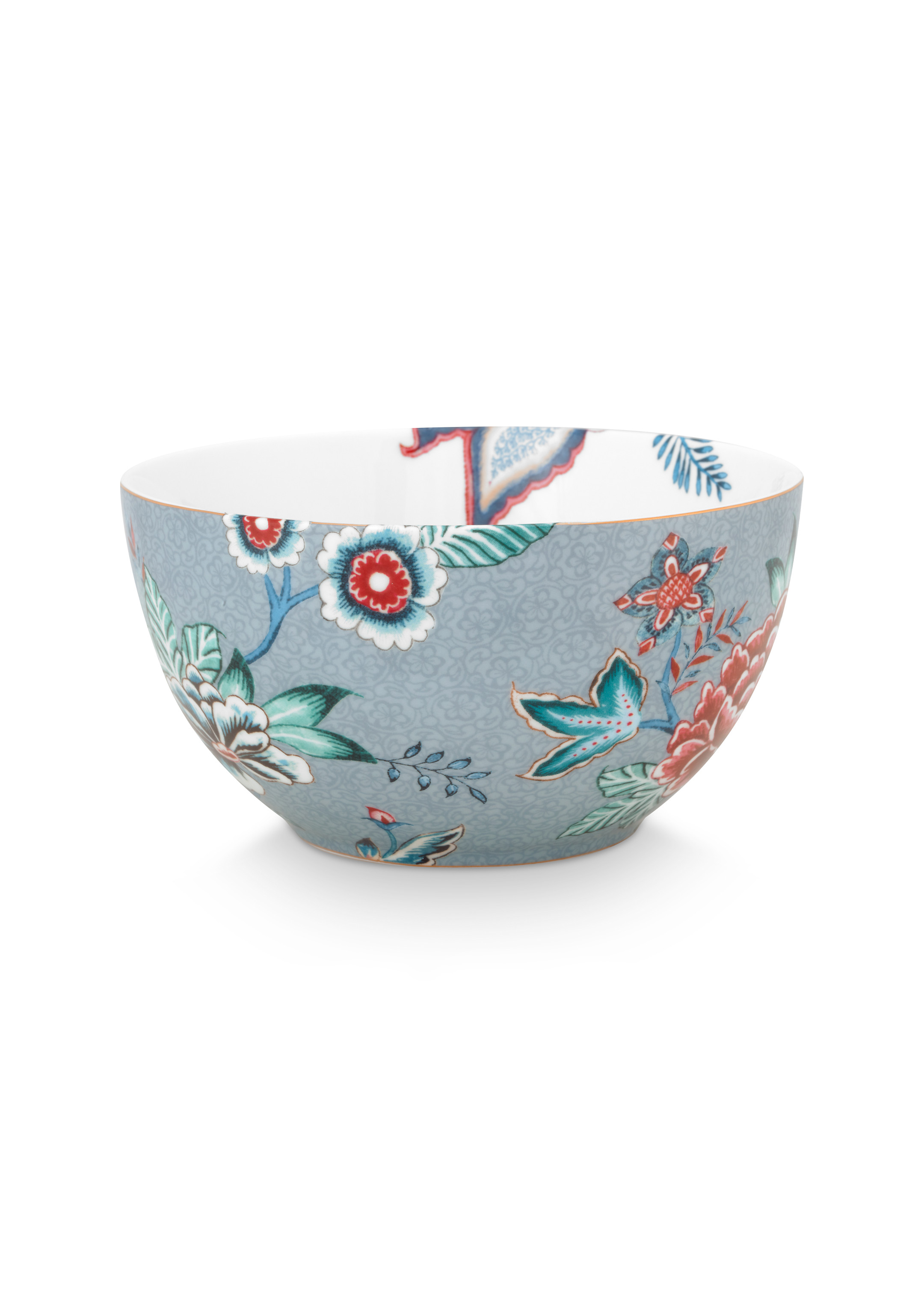 Bowl Flower Festival Light Blue 15cm Gift