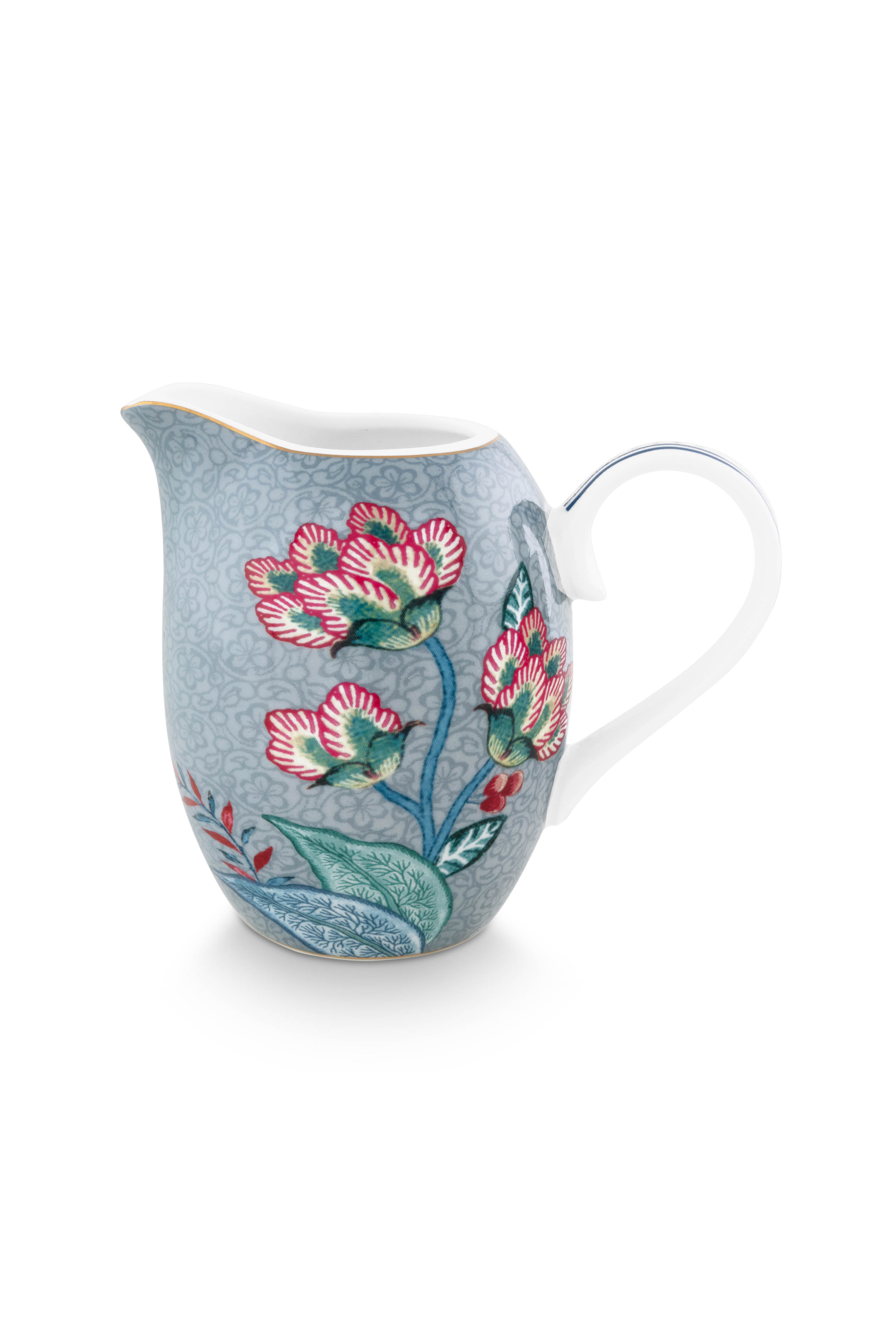 Jug Small Flower Festival Light Blue 250ml Gift