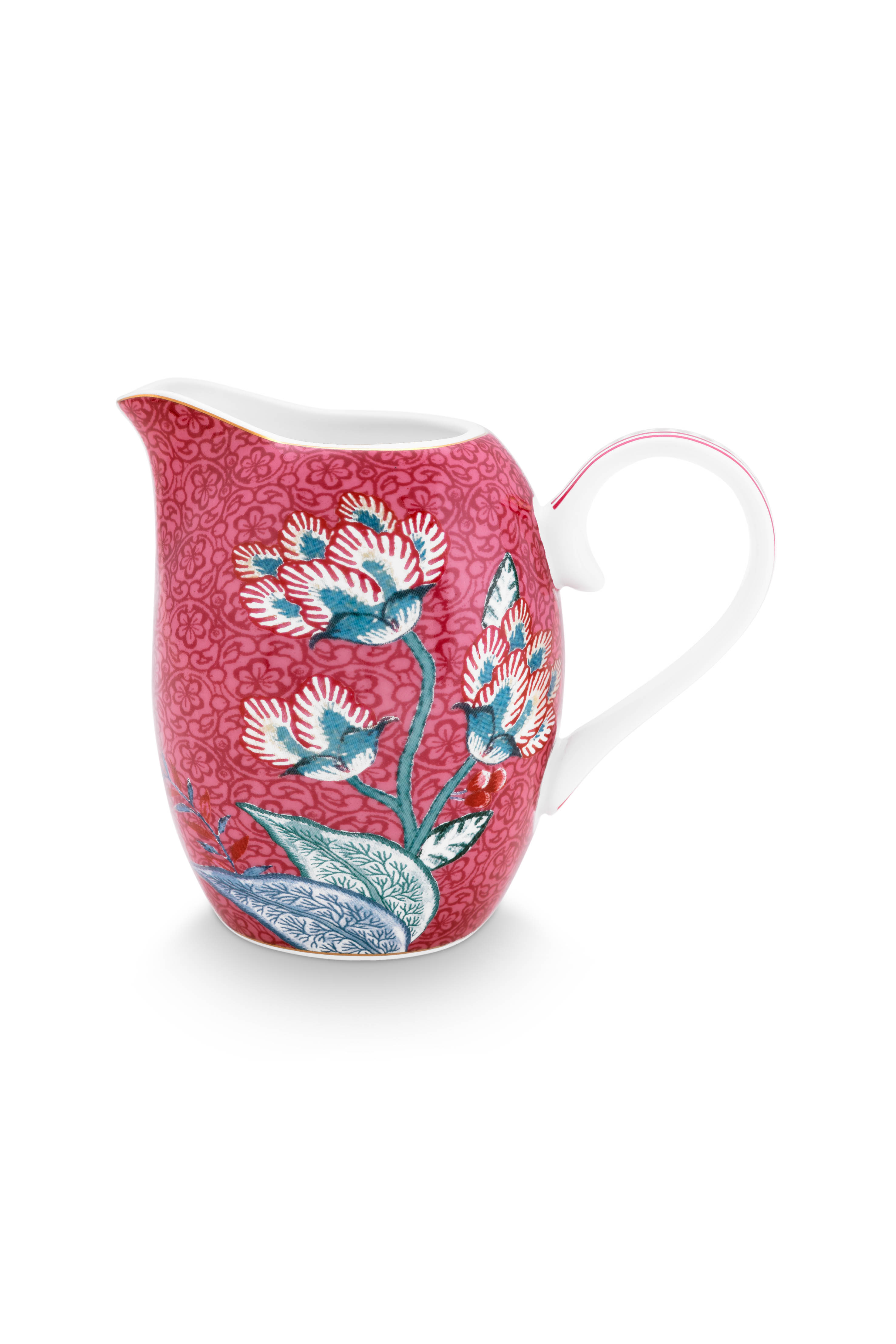 Jug Small Flower Festival Dark Pink 250ml Gift