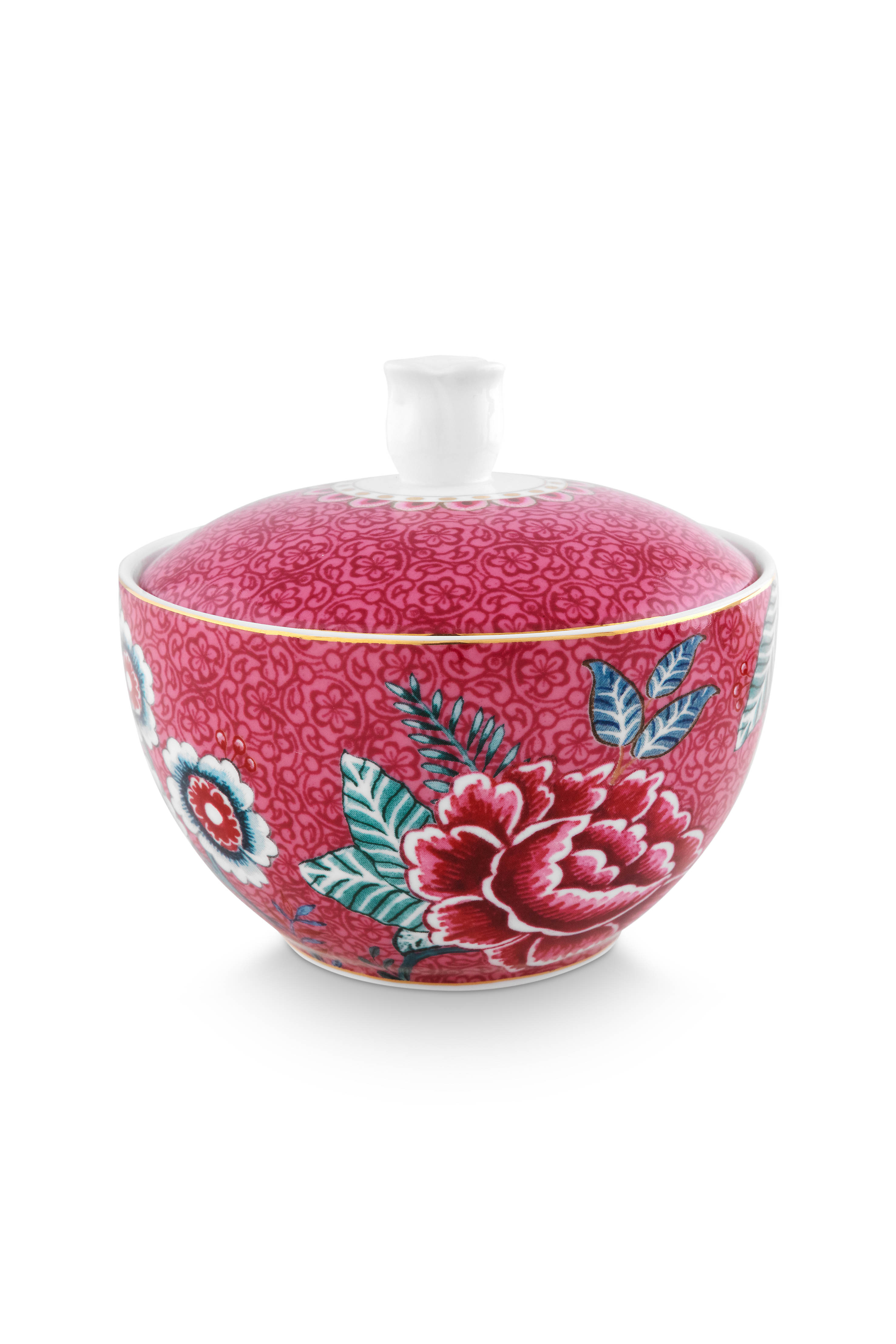 Sugar Bowl Flower Festival Dark Pink 300ml Gift