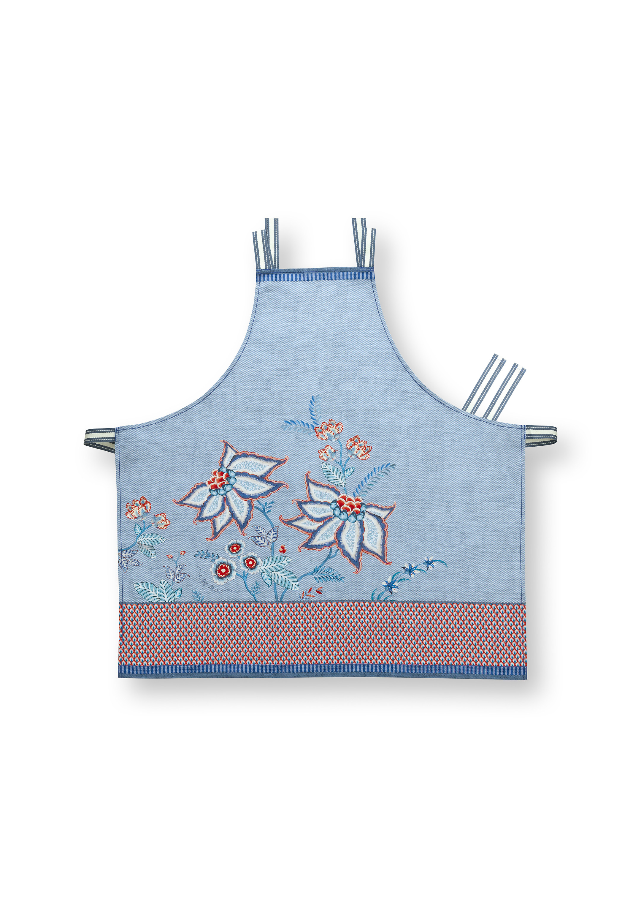 Apron Flower Festival Blue 85x88cm Gift