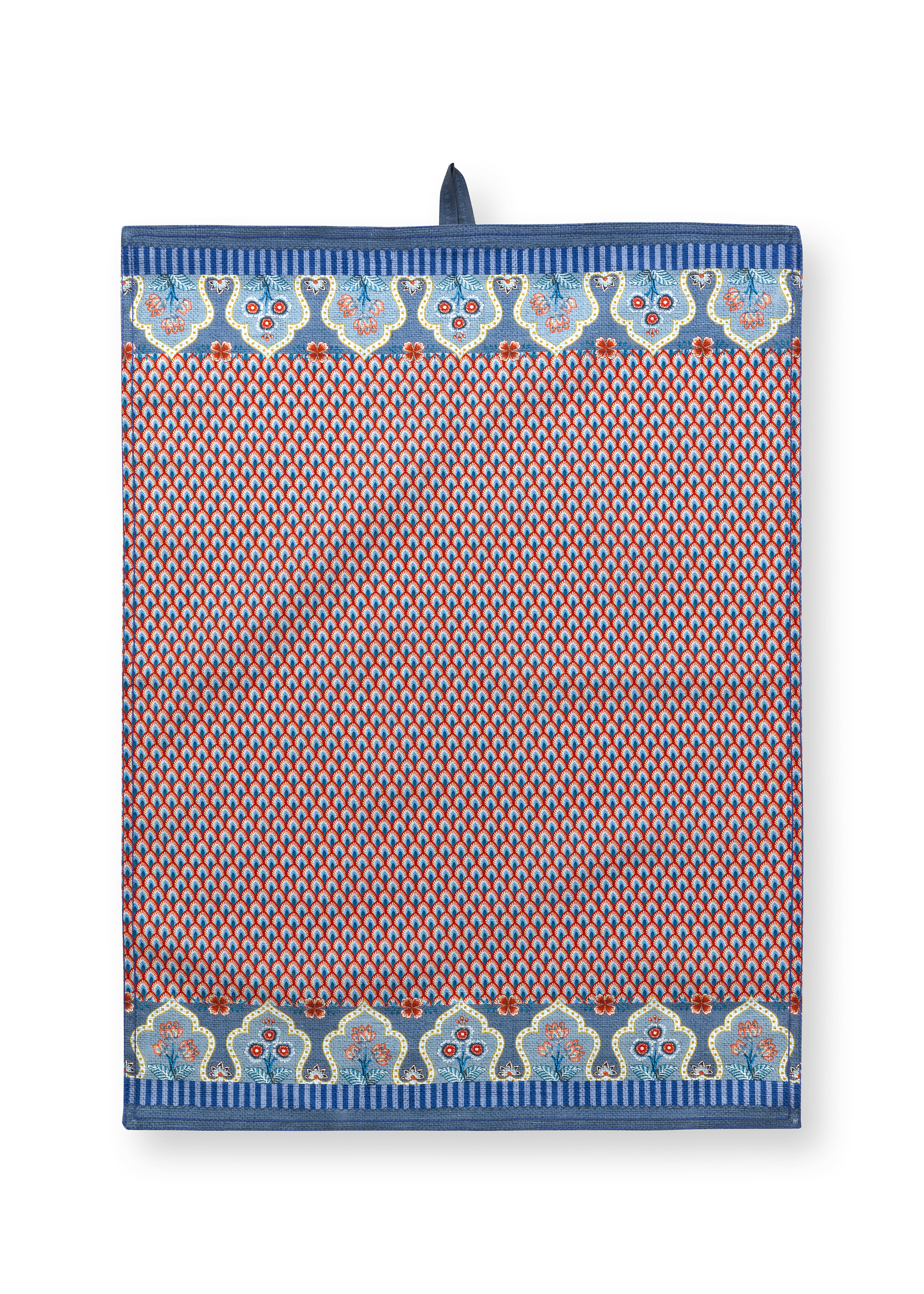 Tea Towel Flower Festival Blue-red 50x70cm Gift