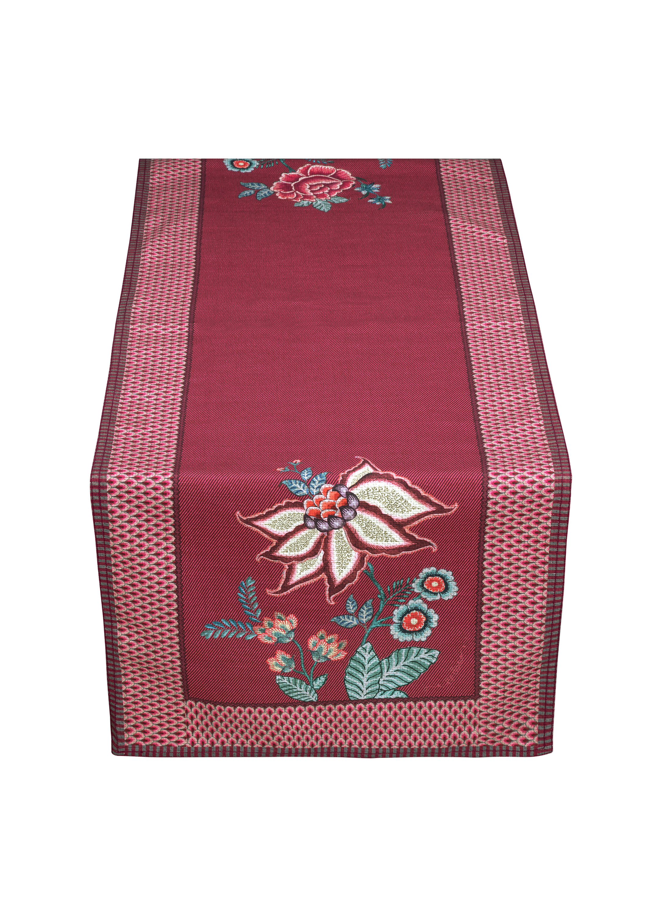 Table Runner Flower Festival Dark Pink 50x150cm Gift