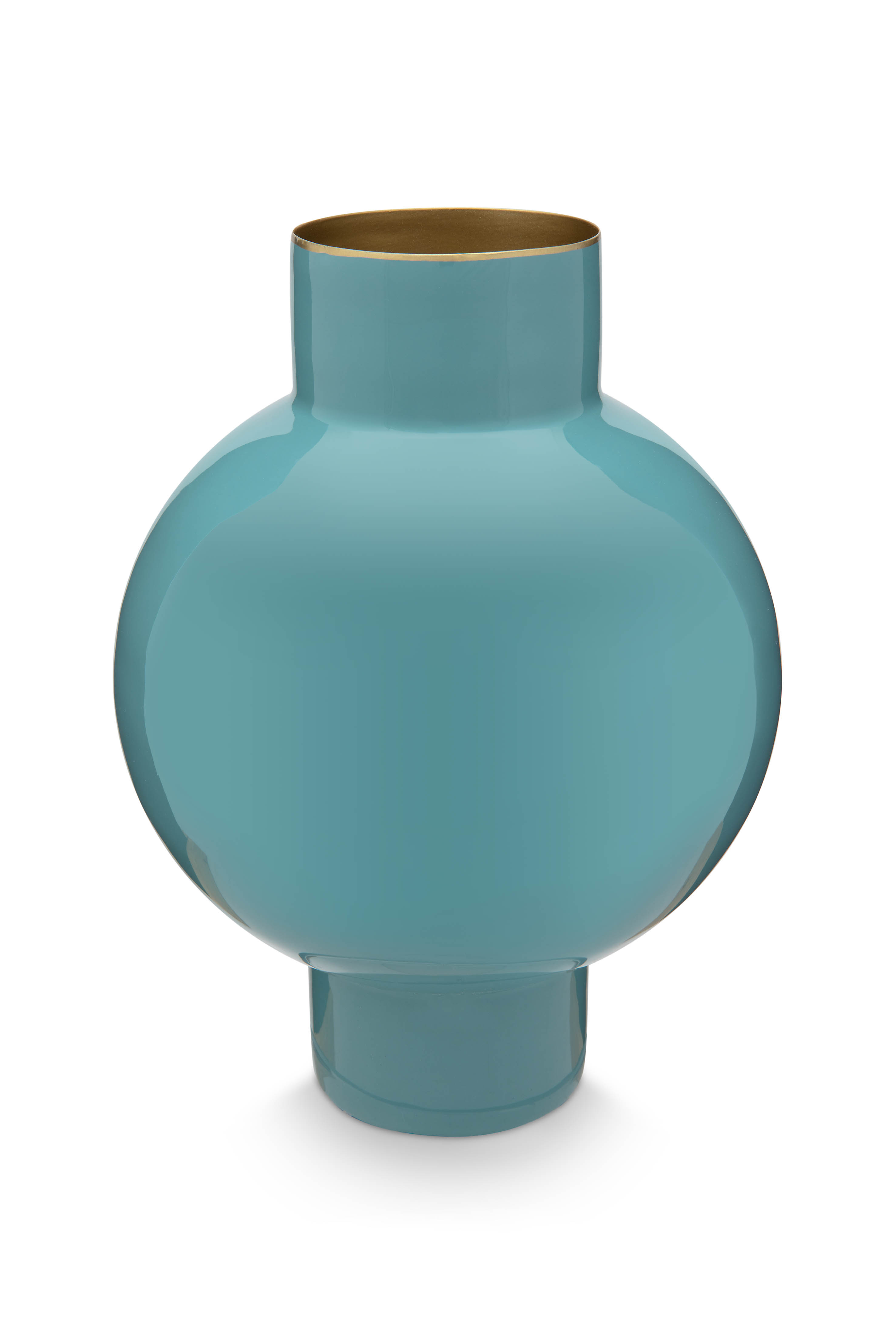 Vase Metal Small Sea Green 18x24cm Gift