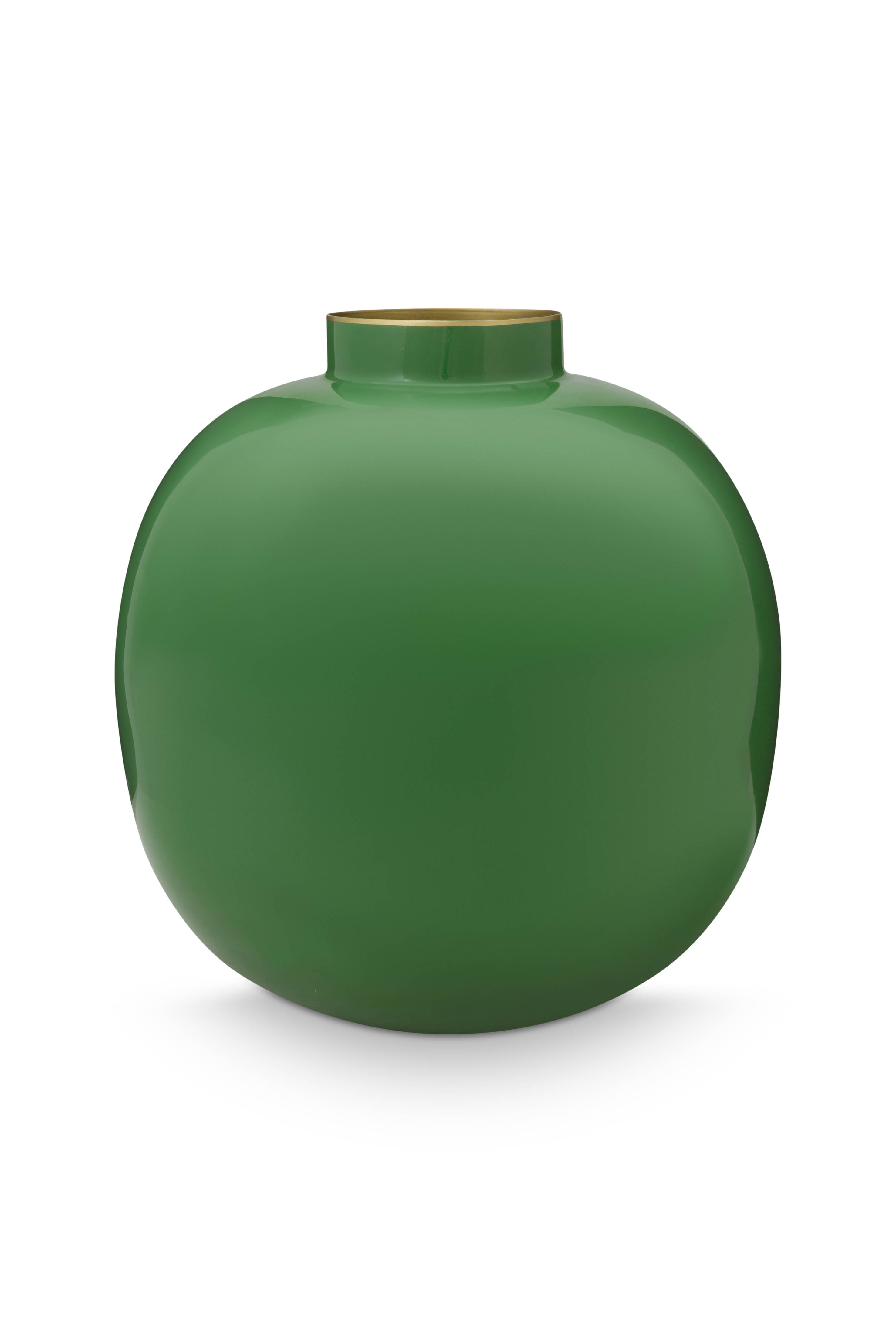 Vase Metal Green 23cm Gift