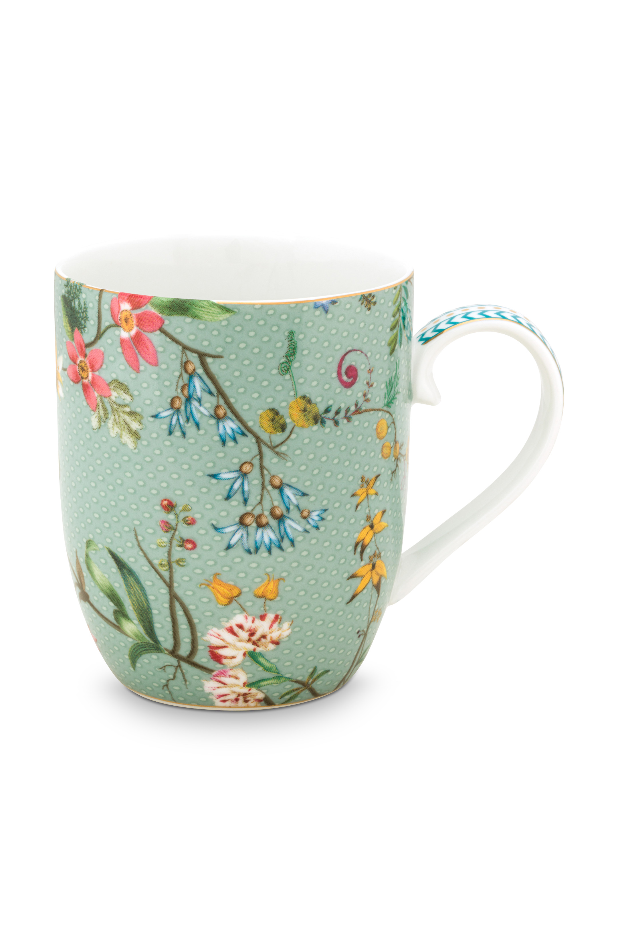 Mug Small Jolie Flowers Blue 145ml Gift