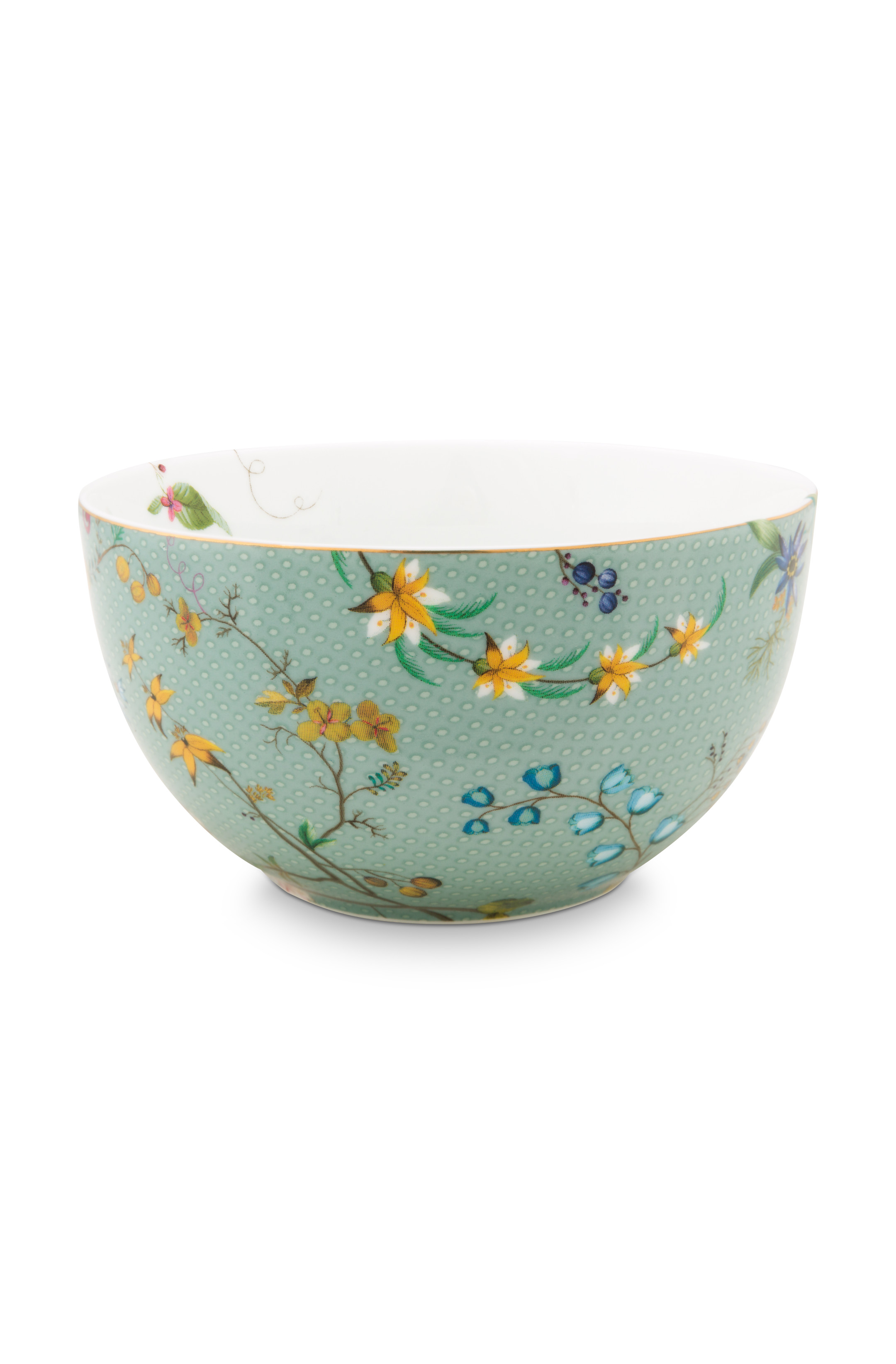 Bowl Jolie Flowers Blue 12cm Gift