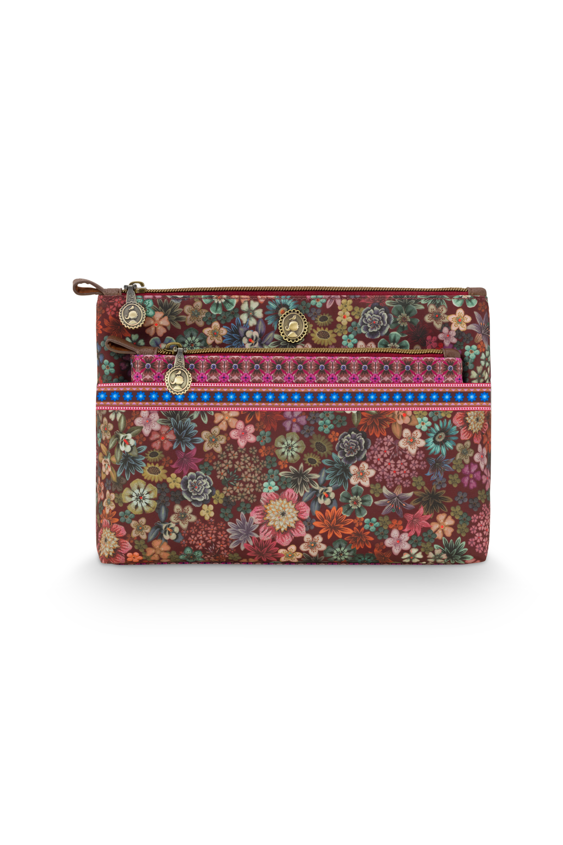 Cosmetic Bag Combi Tutti I Fiori Pink 26x18x7.5cm/22x13x1cm Gift