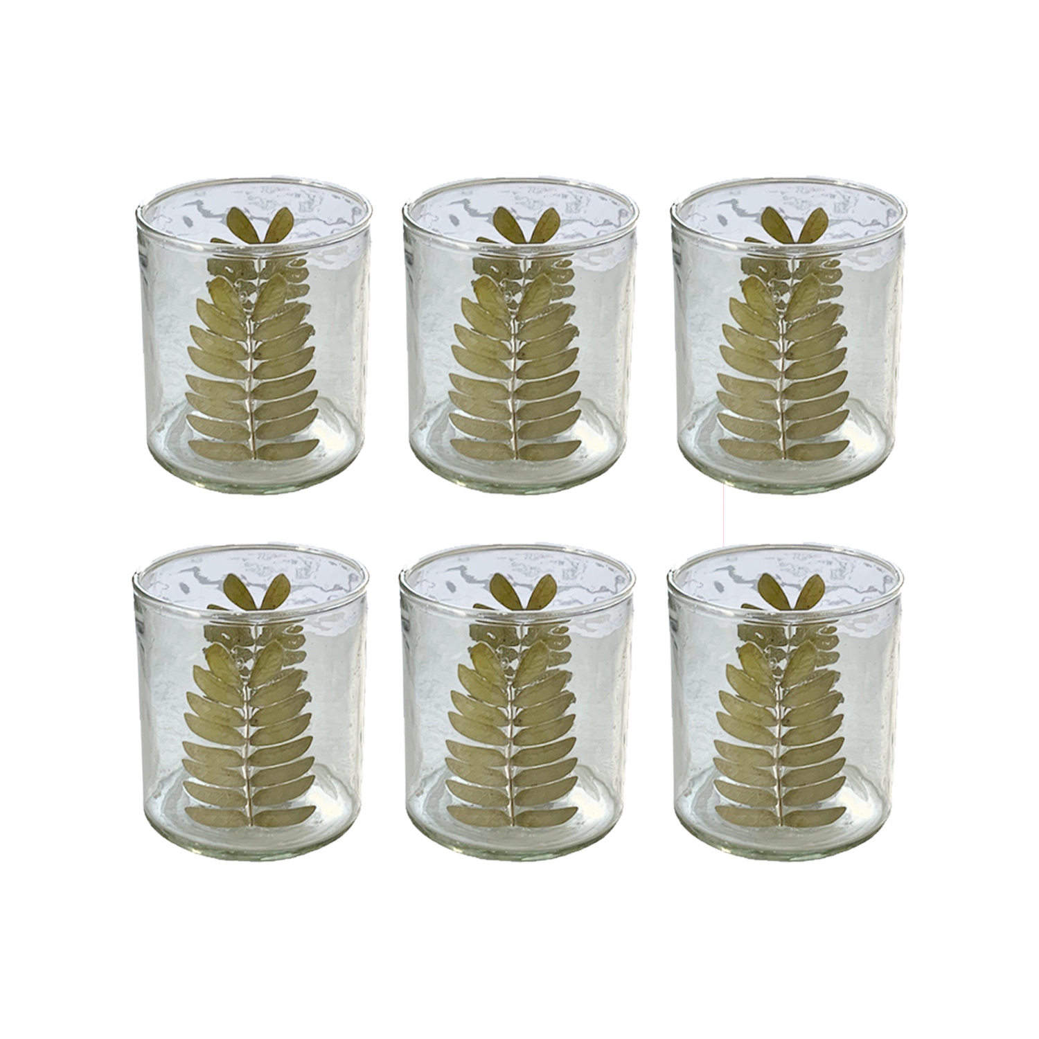 Leaf Mosaic Tumbler 9cm Gift