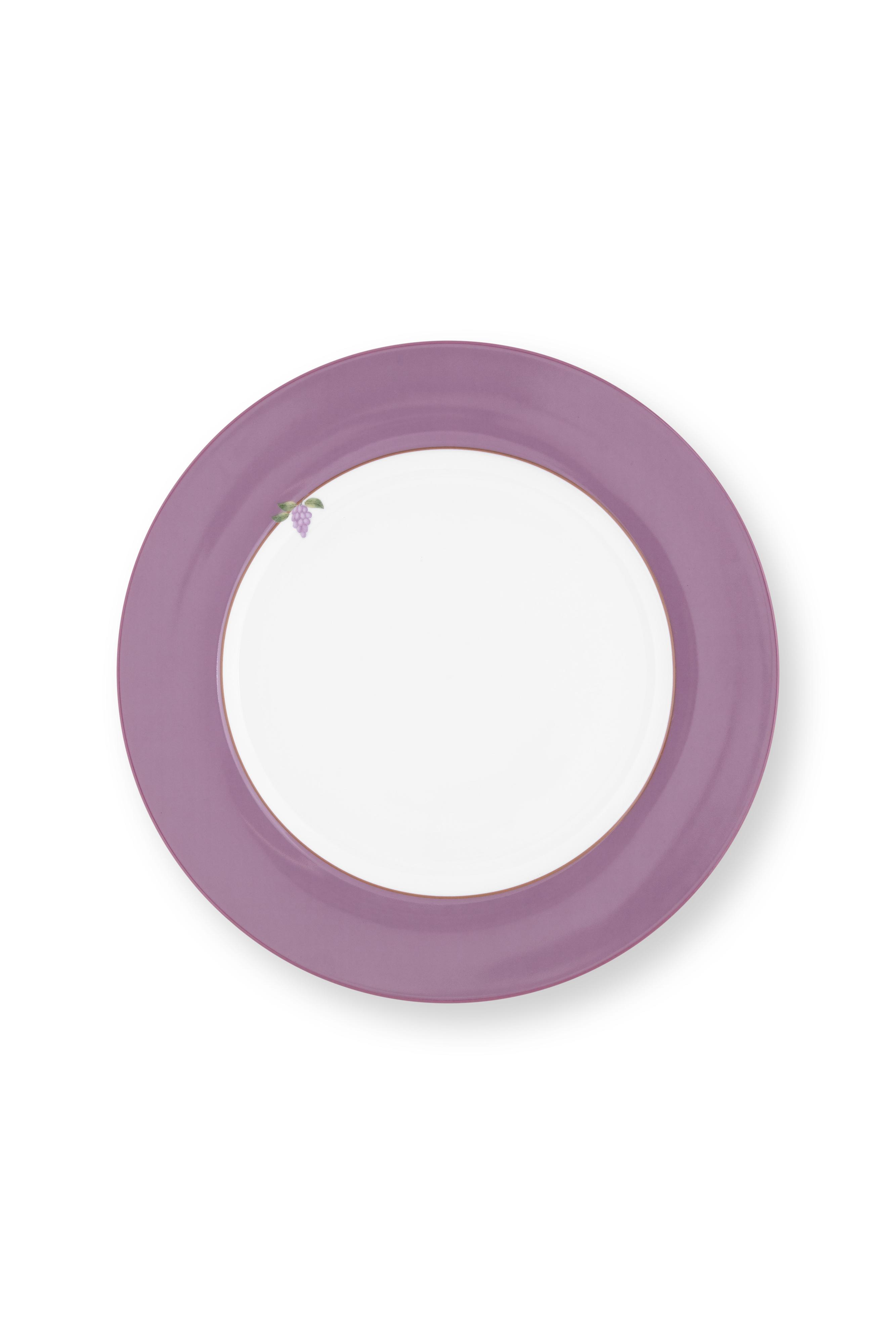 Plate Lily-lotus Uni Lilac 23cm Gift