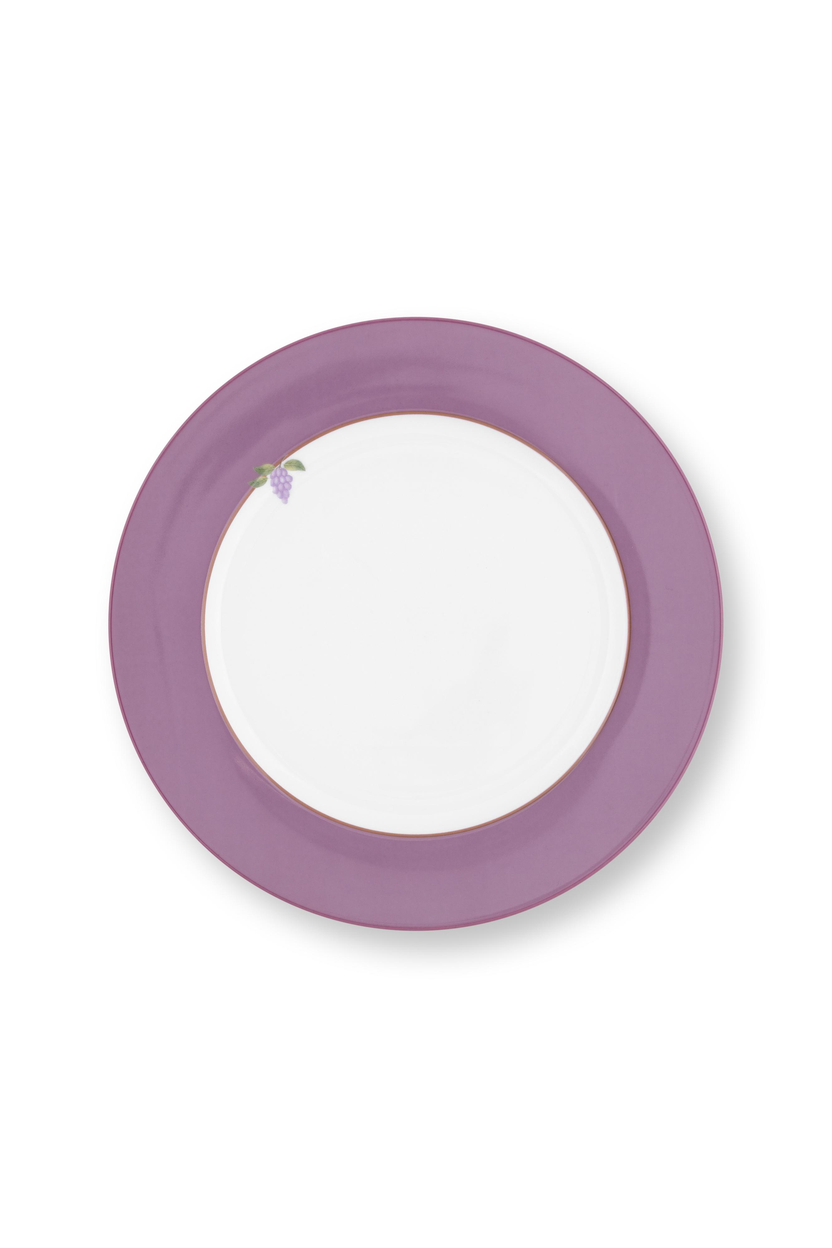 Plate Lily-lotus Uni Lilac 26.5cm Gift