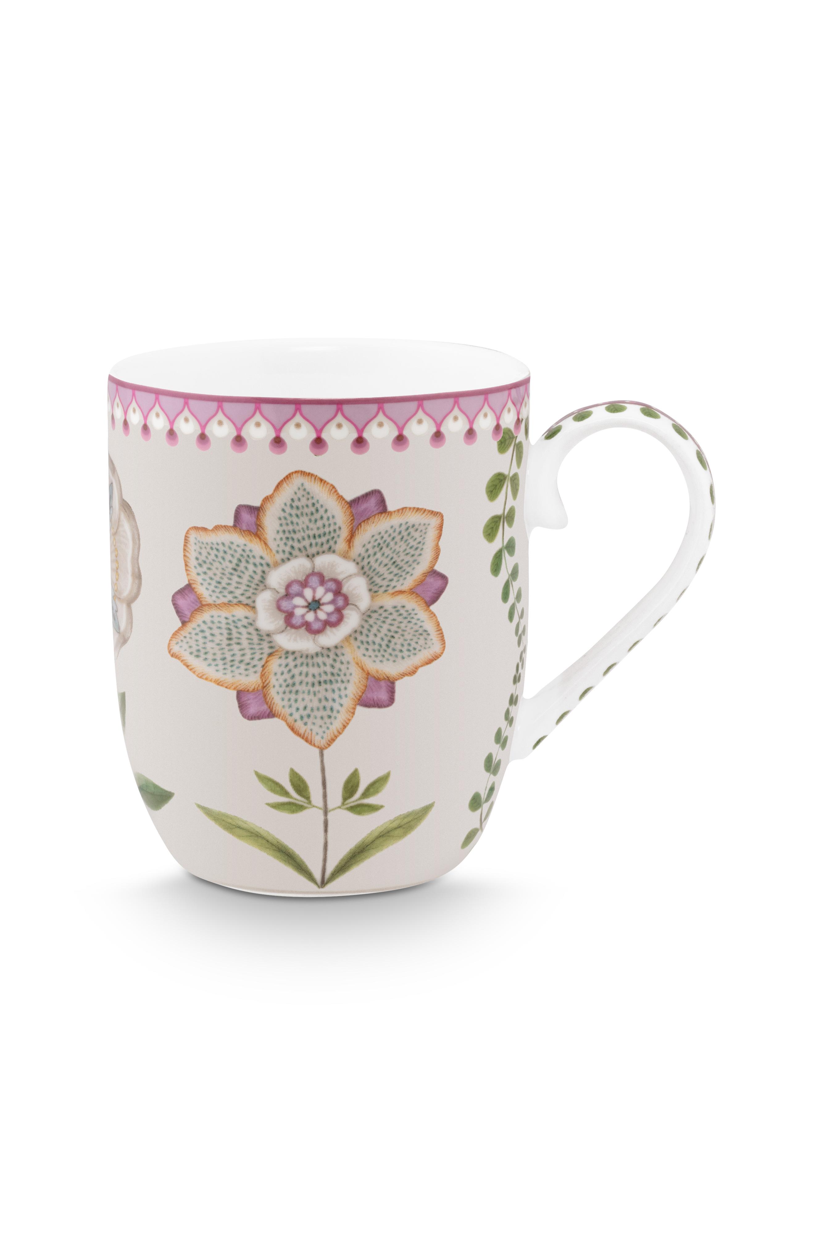 Mug Small Lily & Lotus Off White 145ml Gift