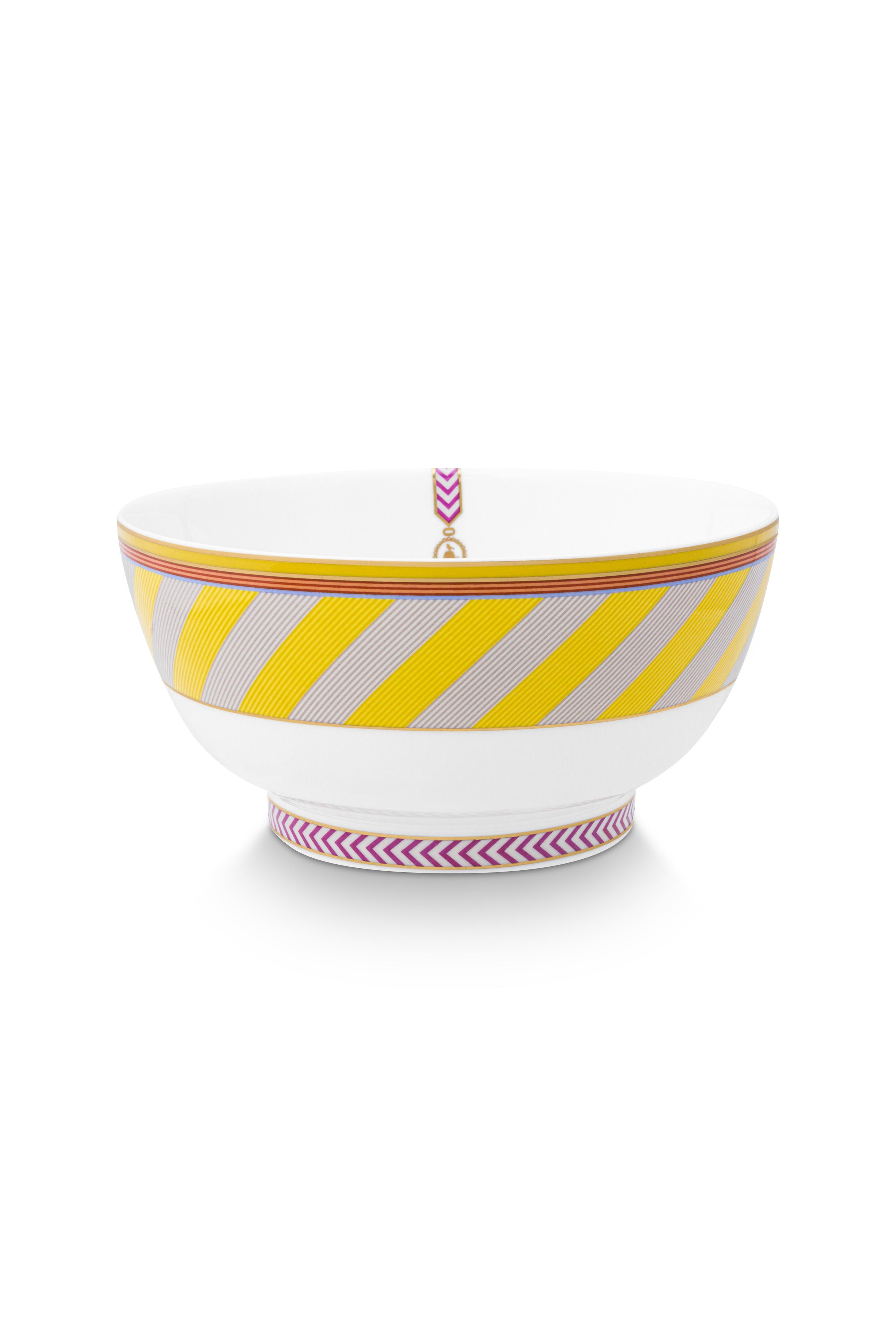 Bowl Pip Chique Stripes Yellow 18cm Gift