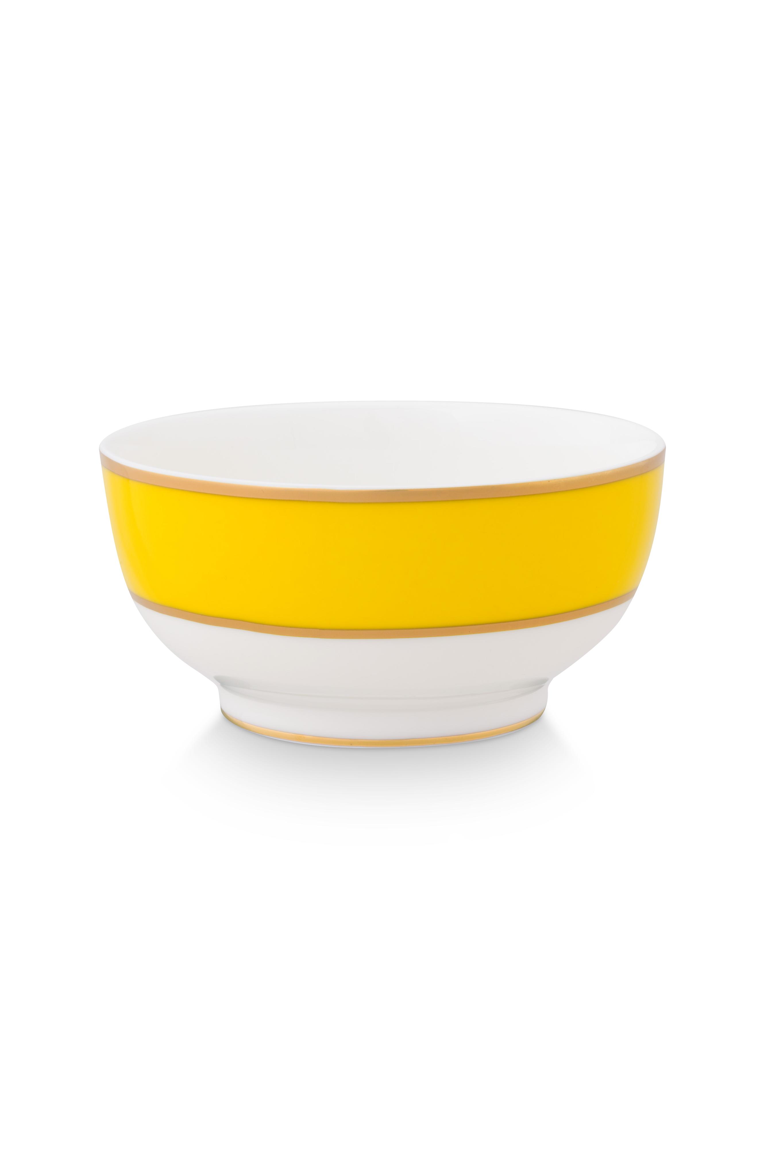 Bowl Pip Chique Gold-yellow 11.5cm Gift