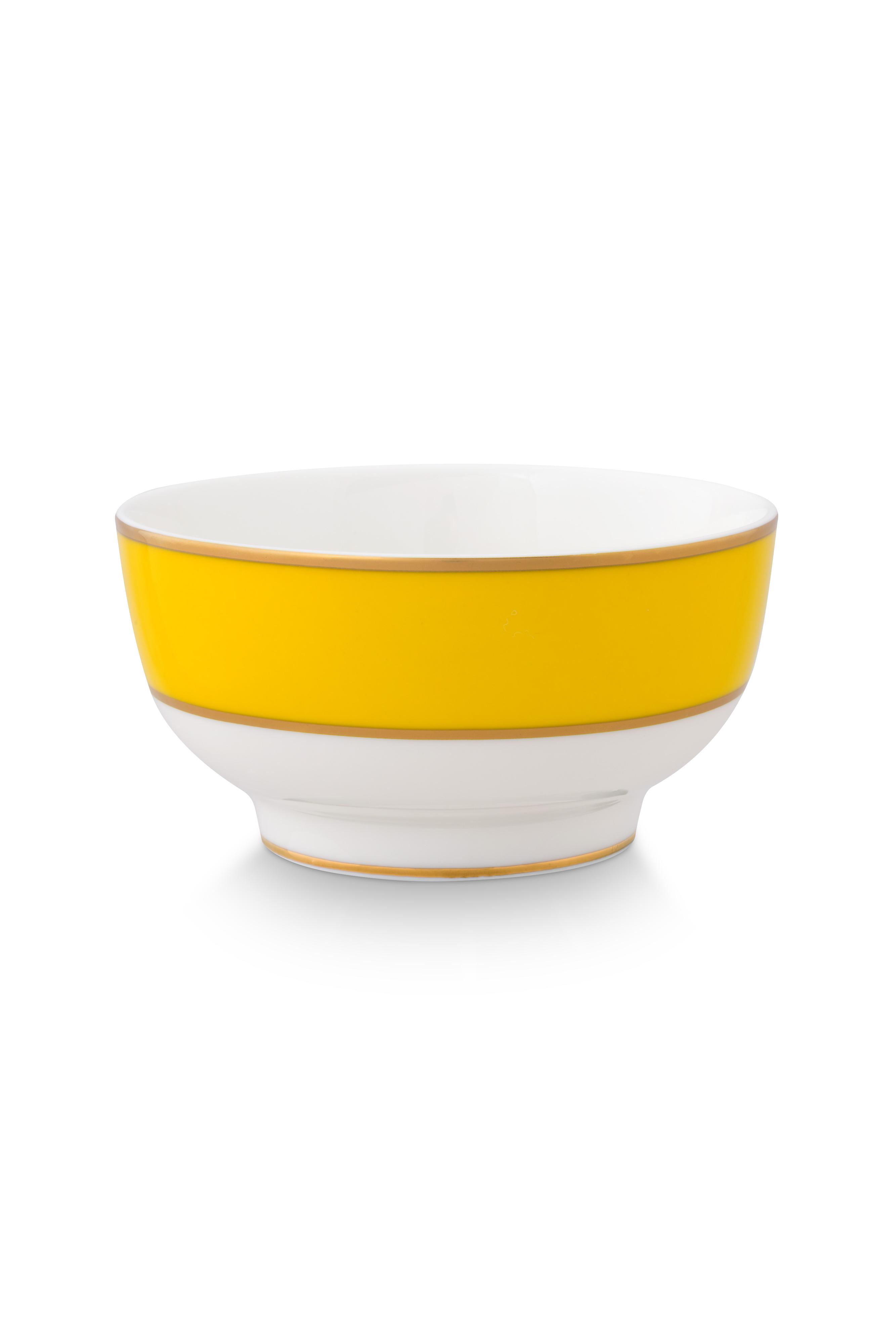 Bowl Pip Chique Gold-yellow 12.5cm Gift
