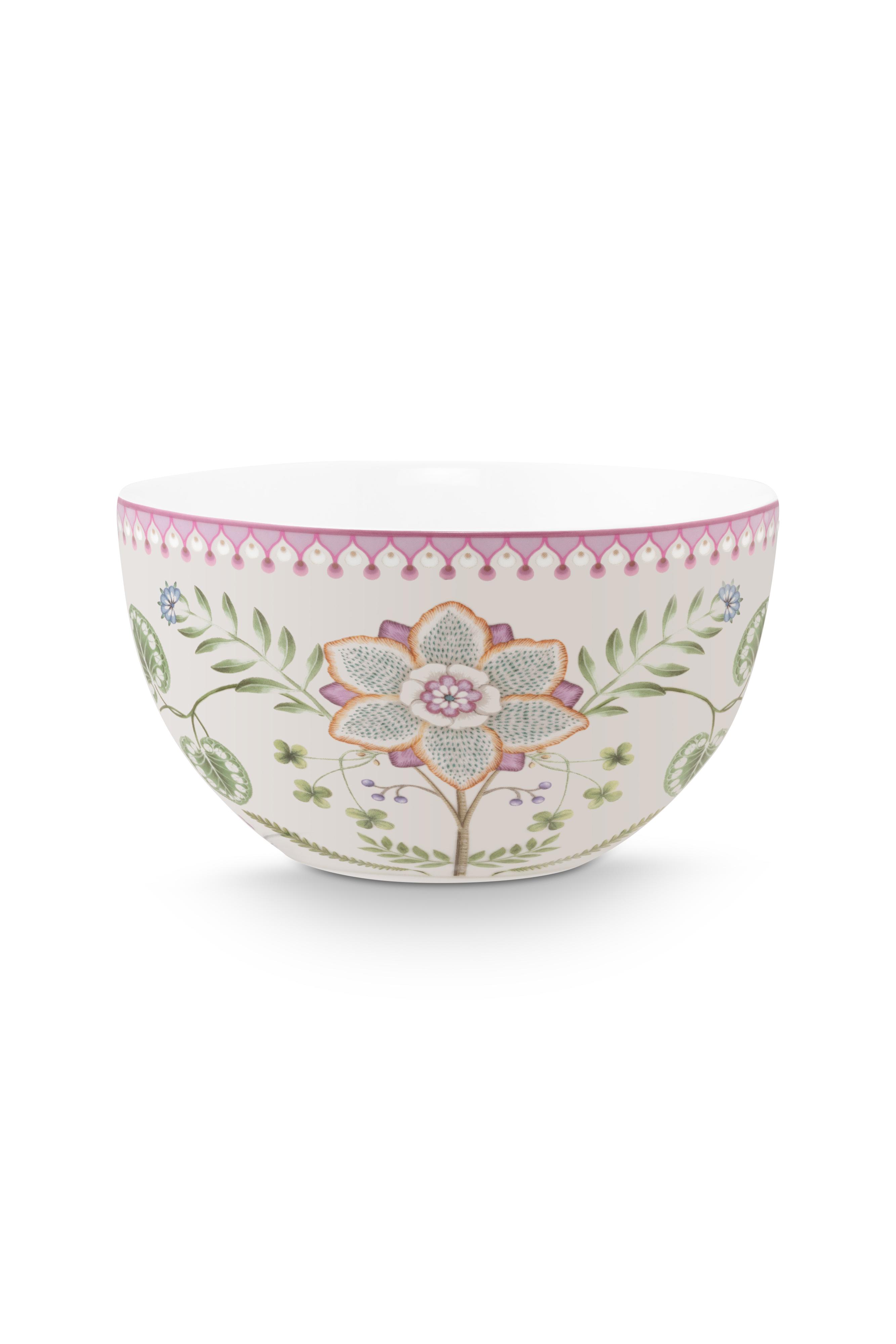 Bowl Lily-lotus Off White 18cm Gift