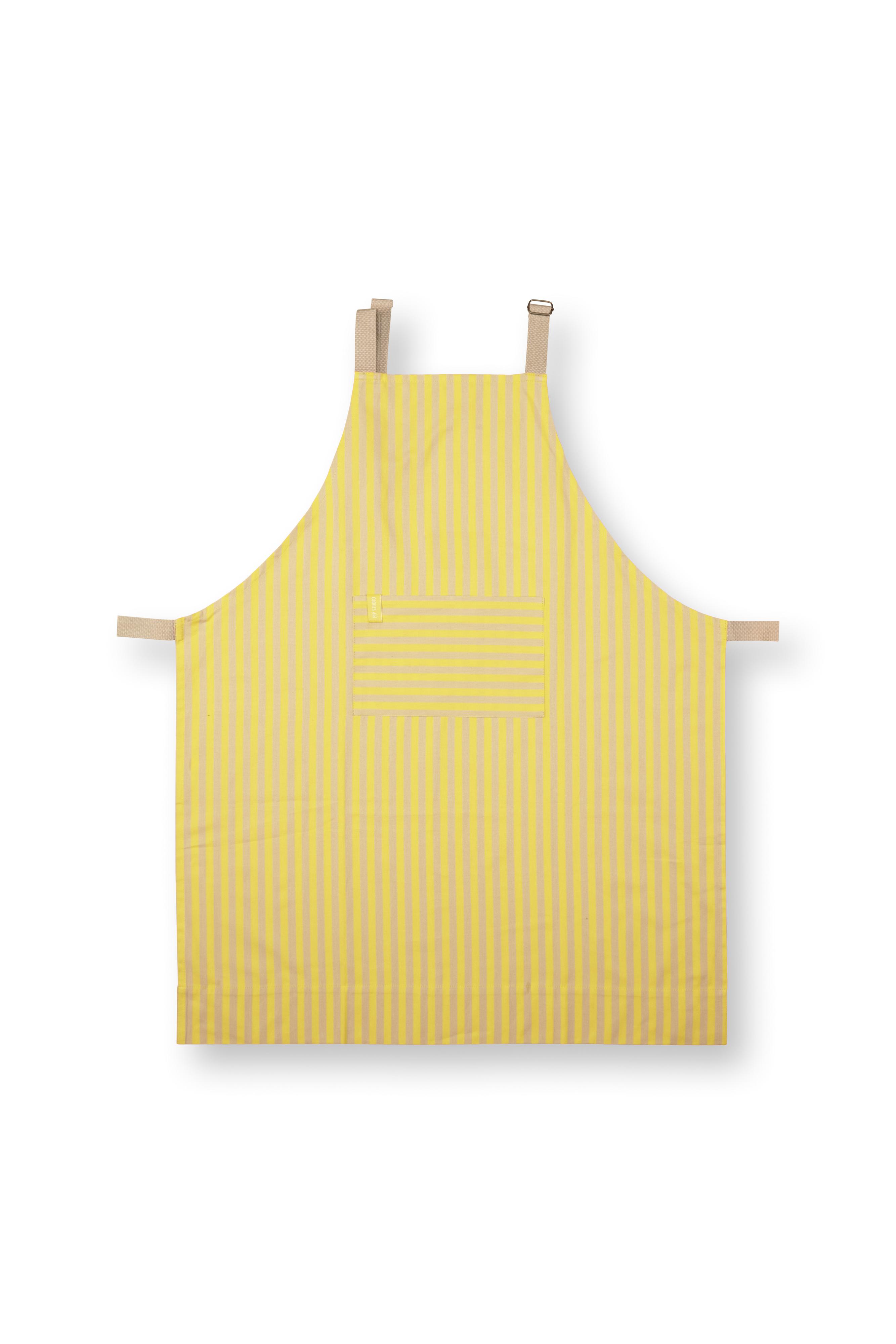 Apron Stripes Yellow 72x89.5cm Gift