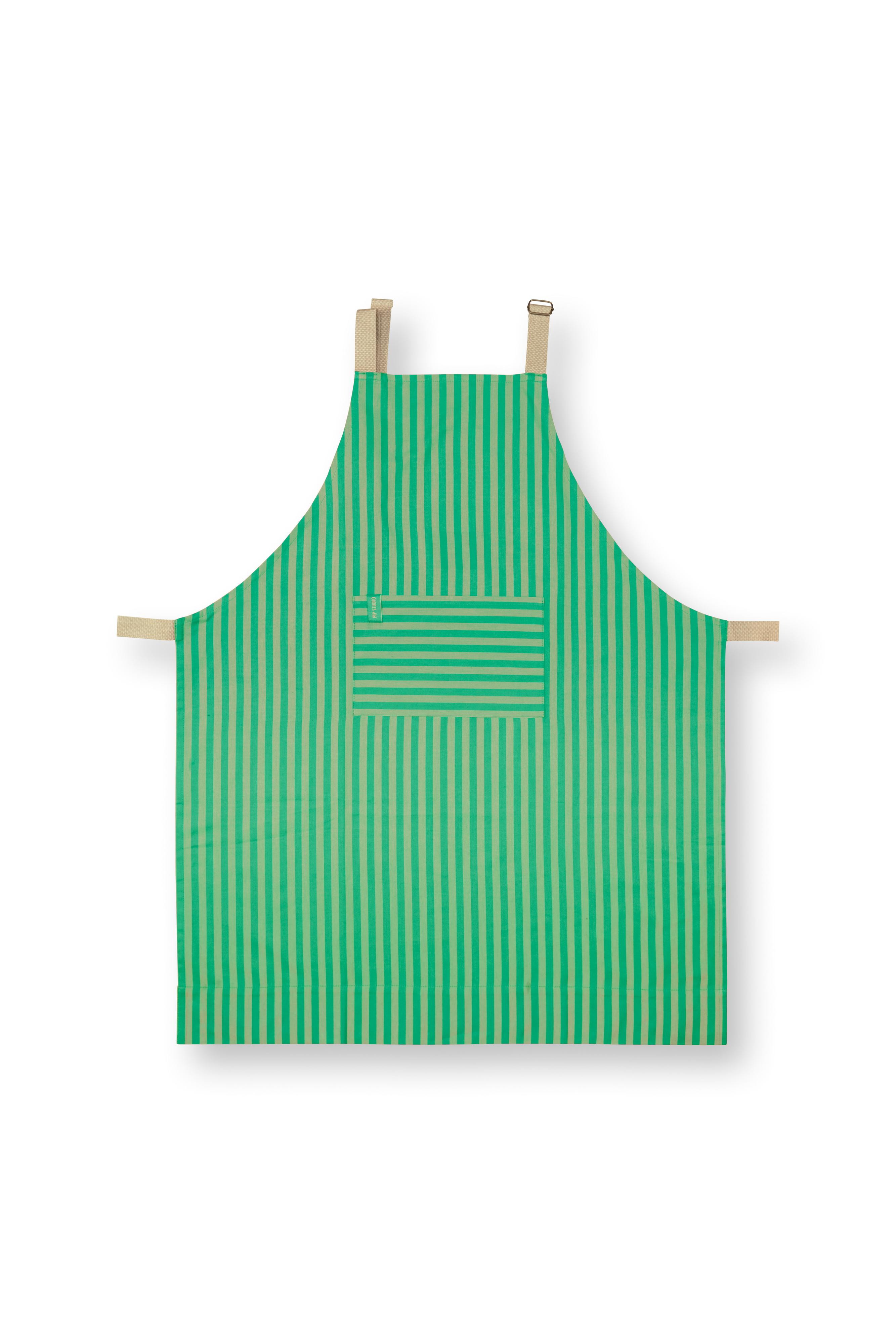 Apron Stripes Green 72x89.5cm Gift