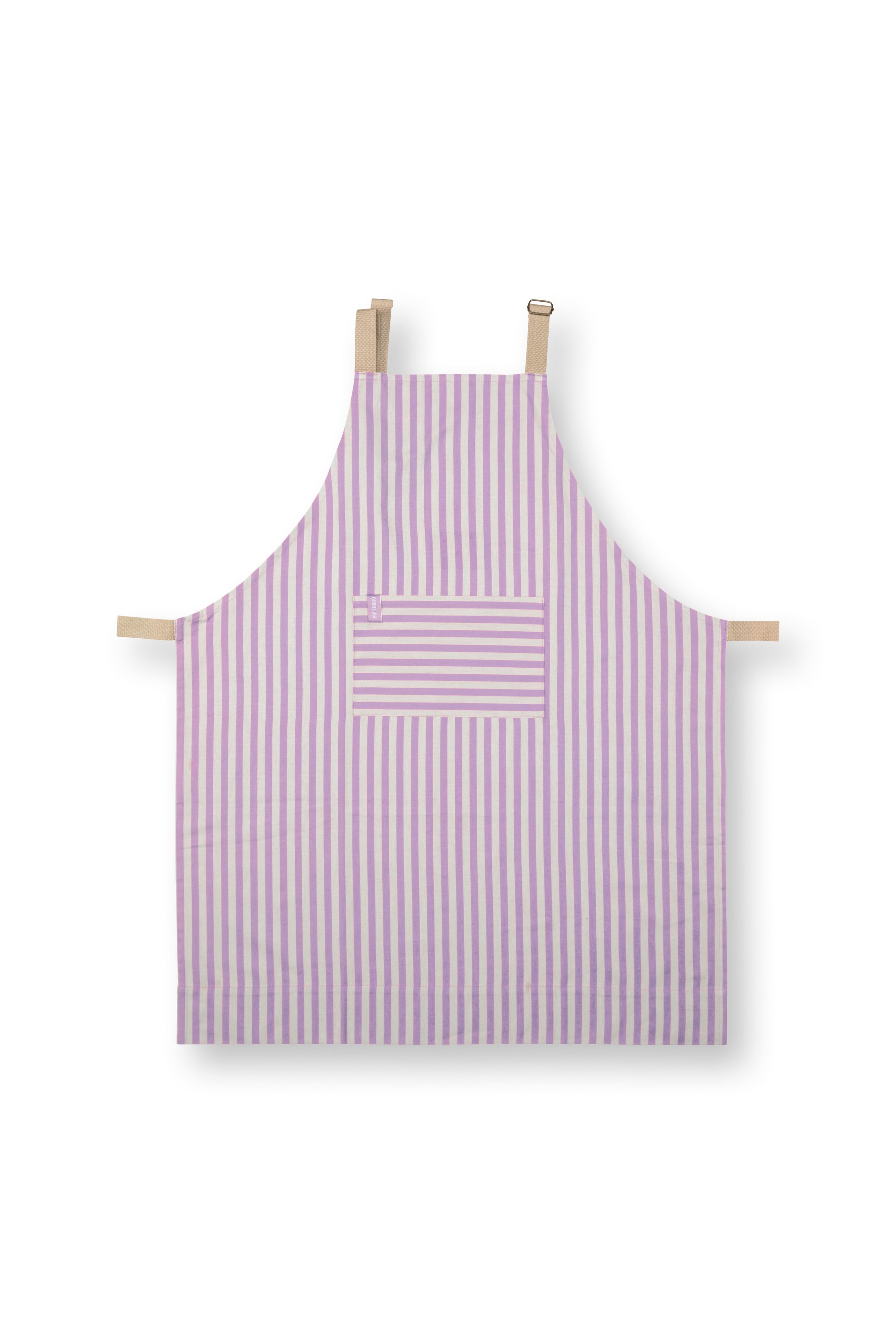 Apron Stripes Lilac 72x89.5cm Gift