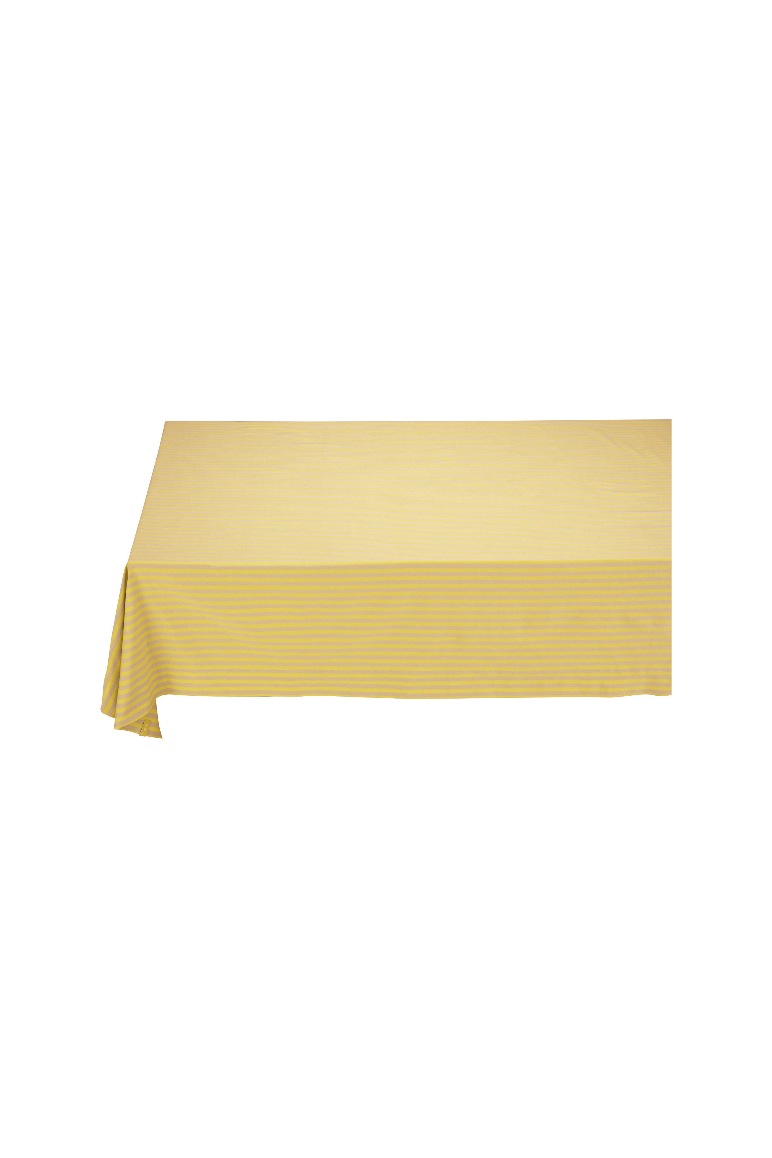 Table Cloth Stripes Yellow 160x250cm Gift