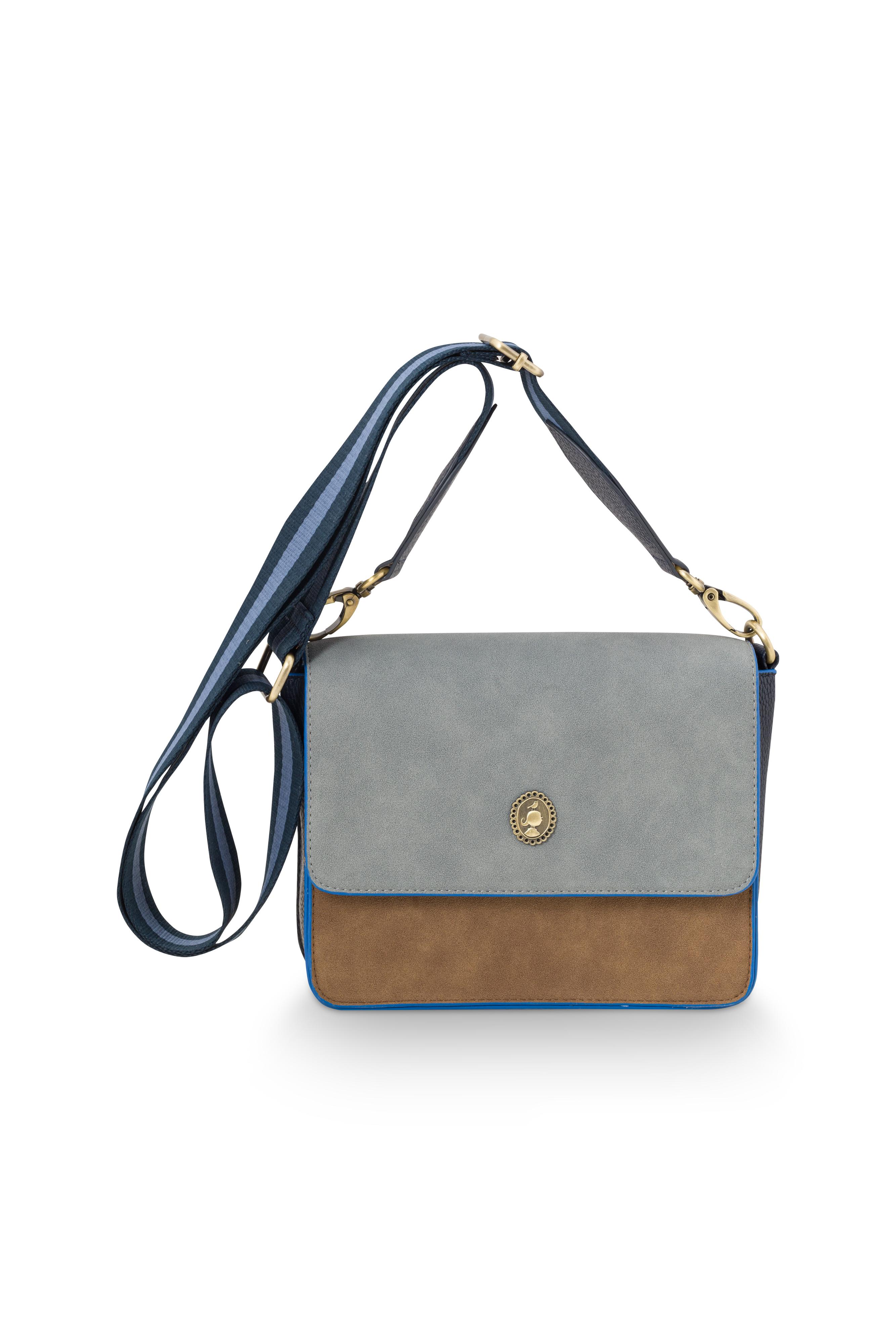 Fenna Cross Body Flap Small Blue 19x6x16cm Gift