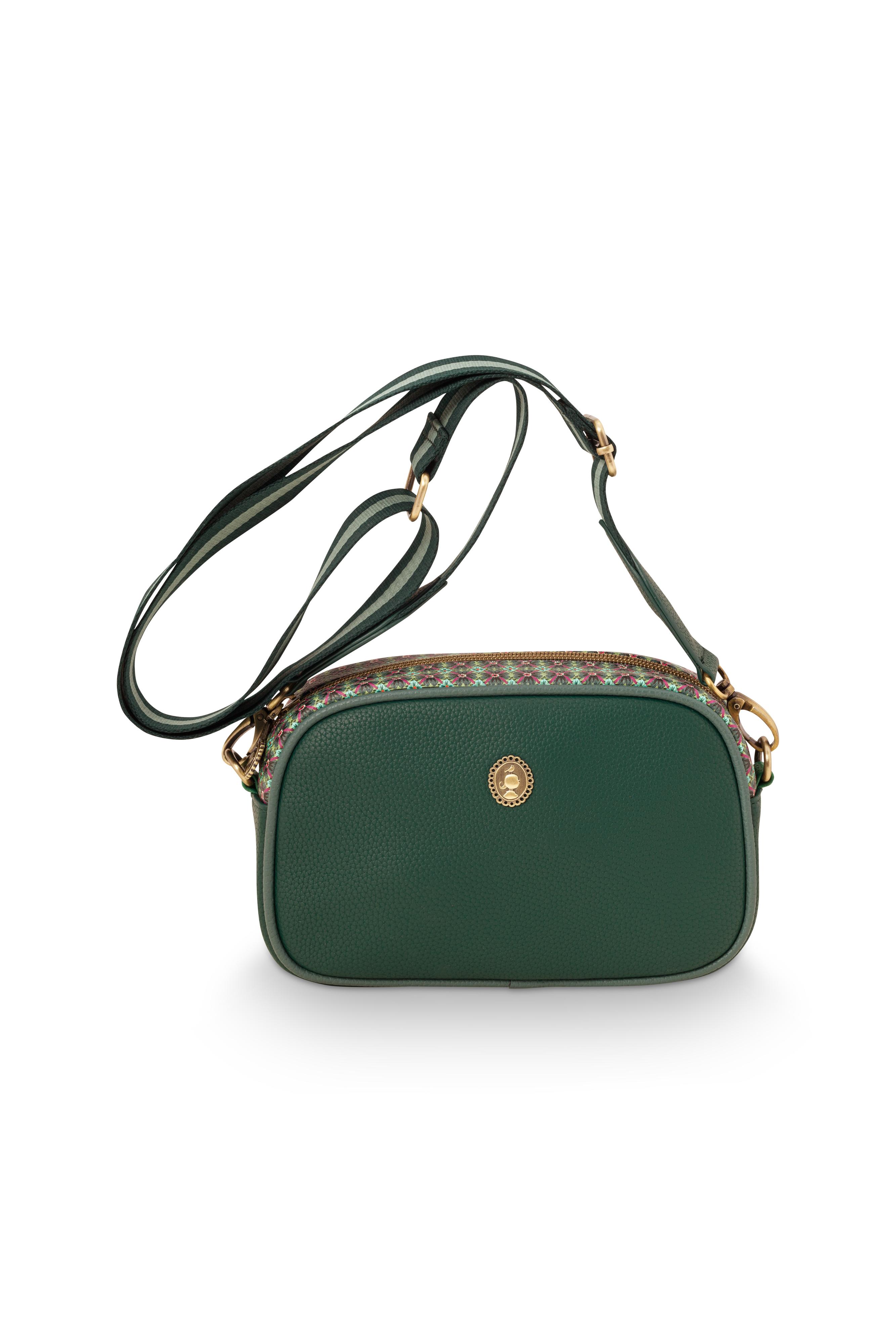 Frida Cross Body Bag Small Green 21x6x13cm Gift