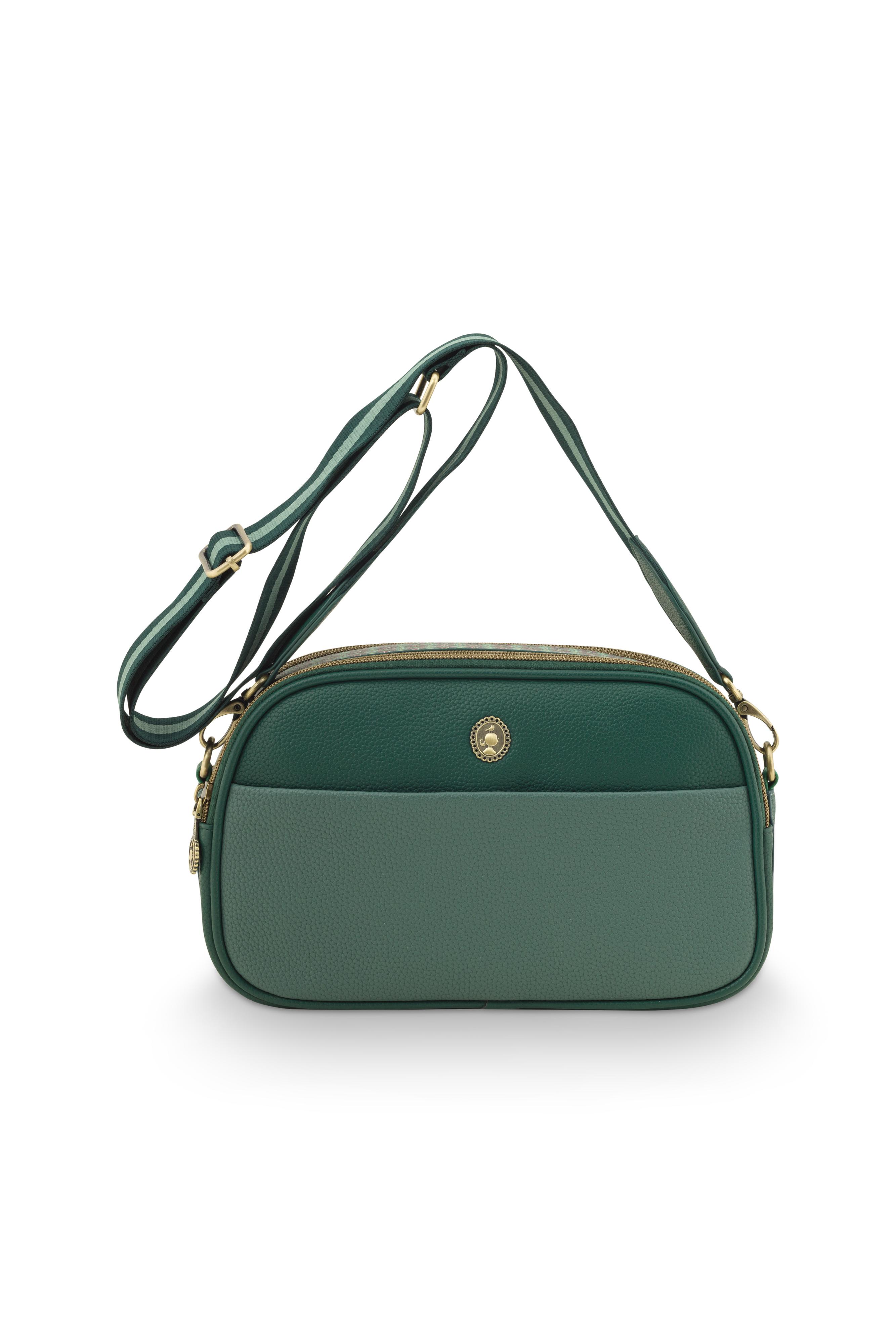 Frida Cross Body Bag Medium Green 26.5x7.5x16.5cm Gift