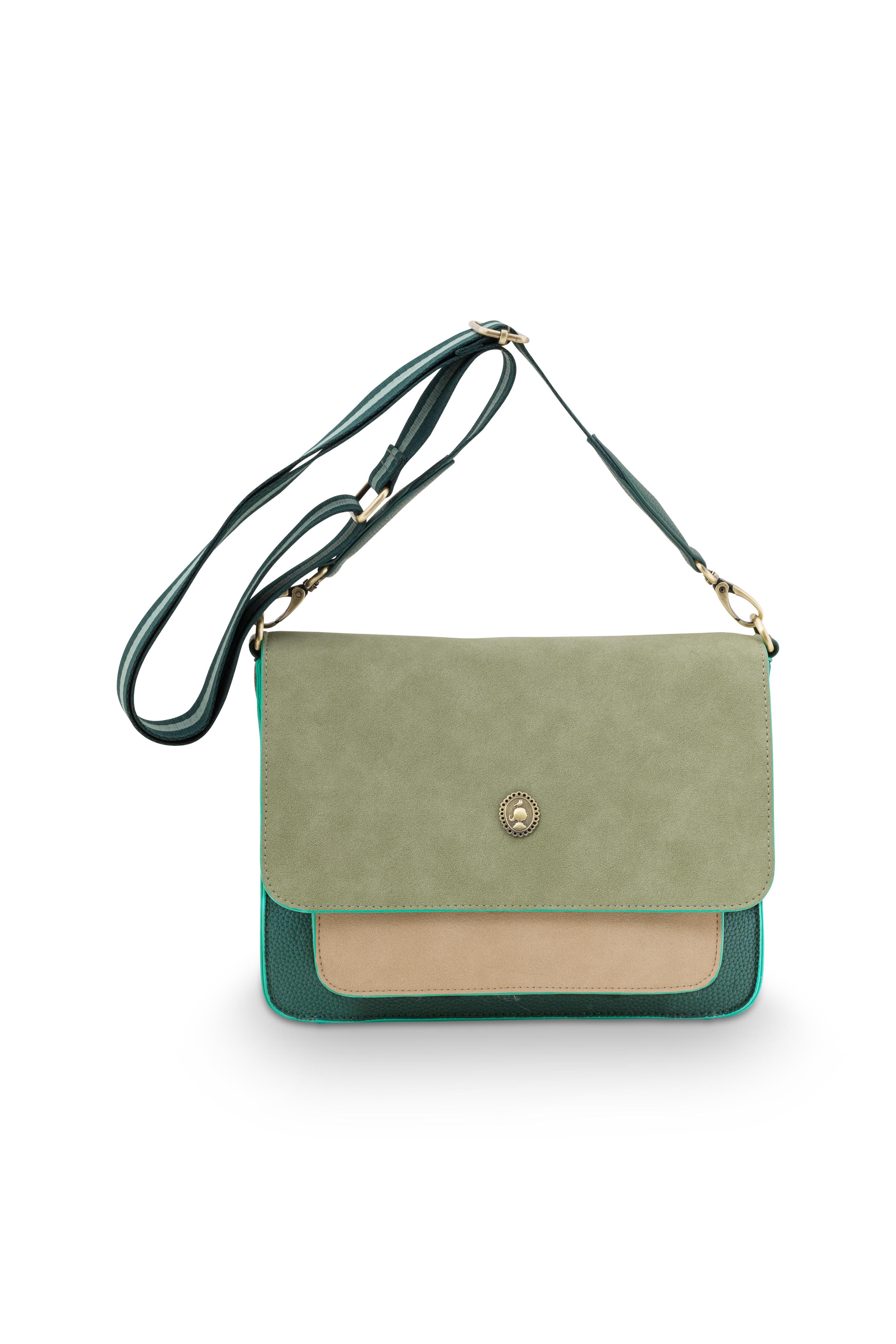 Fenna Cross Body Medium Green 25x7x20cm Gift