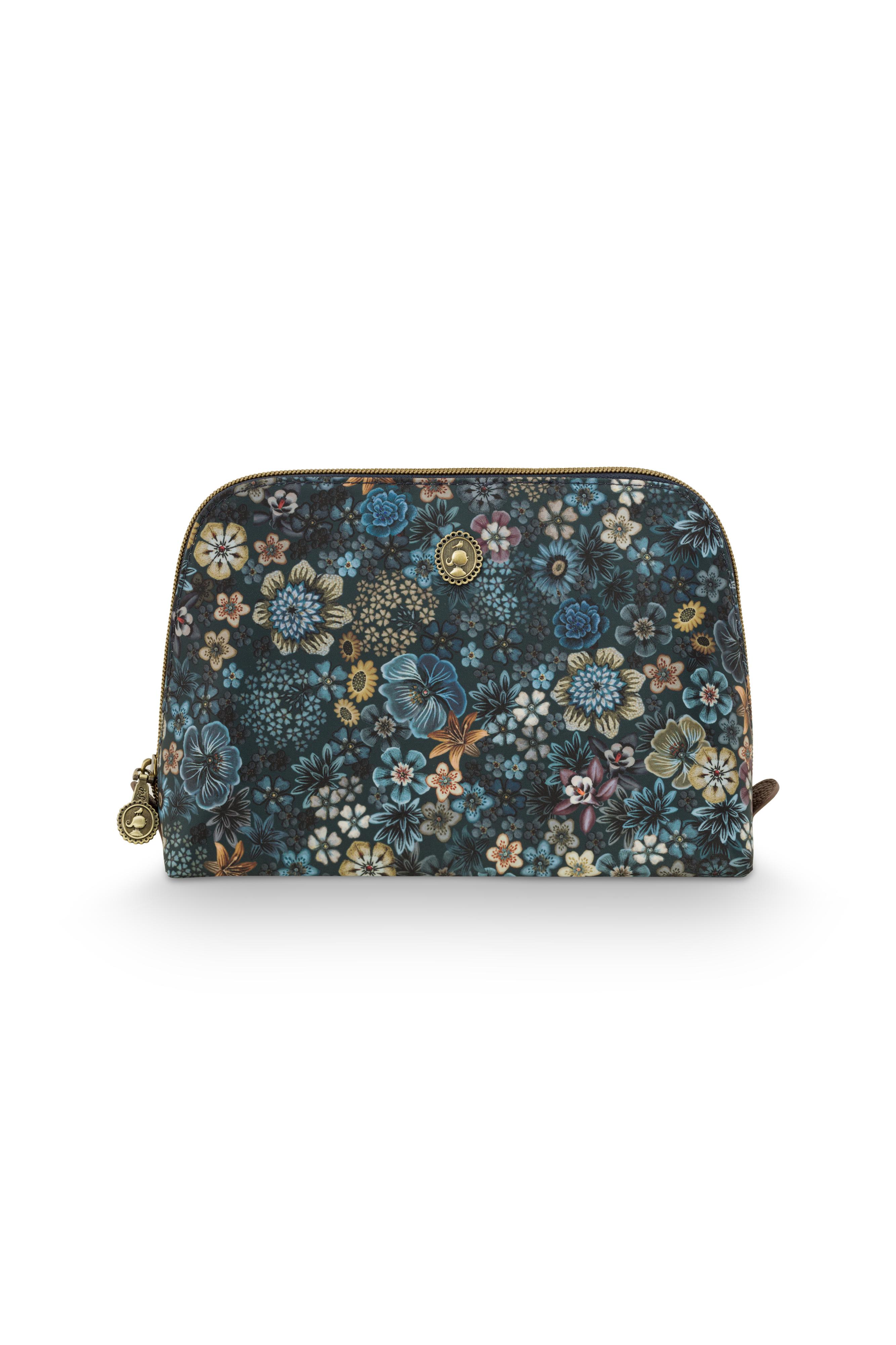 Coby Cosmetic Bag Triangle Medium Tutti I Fiori Blue 24/17x1 Gift