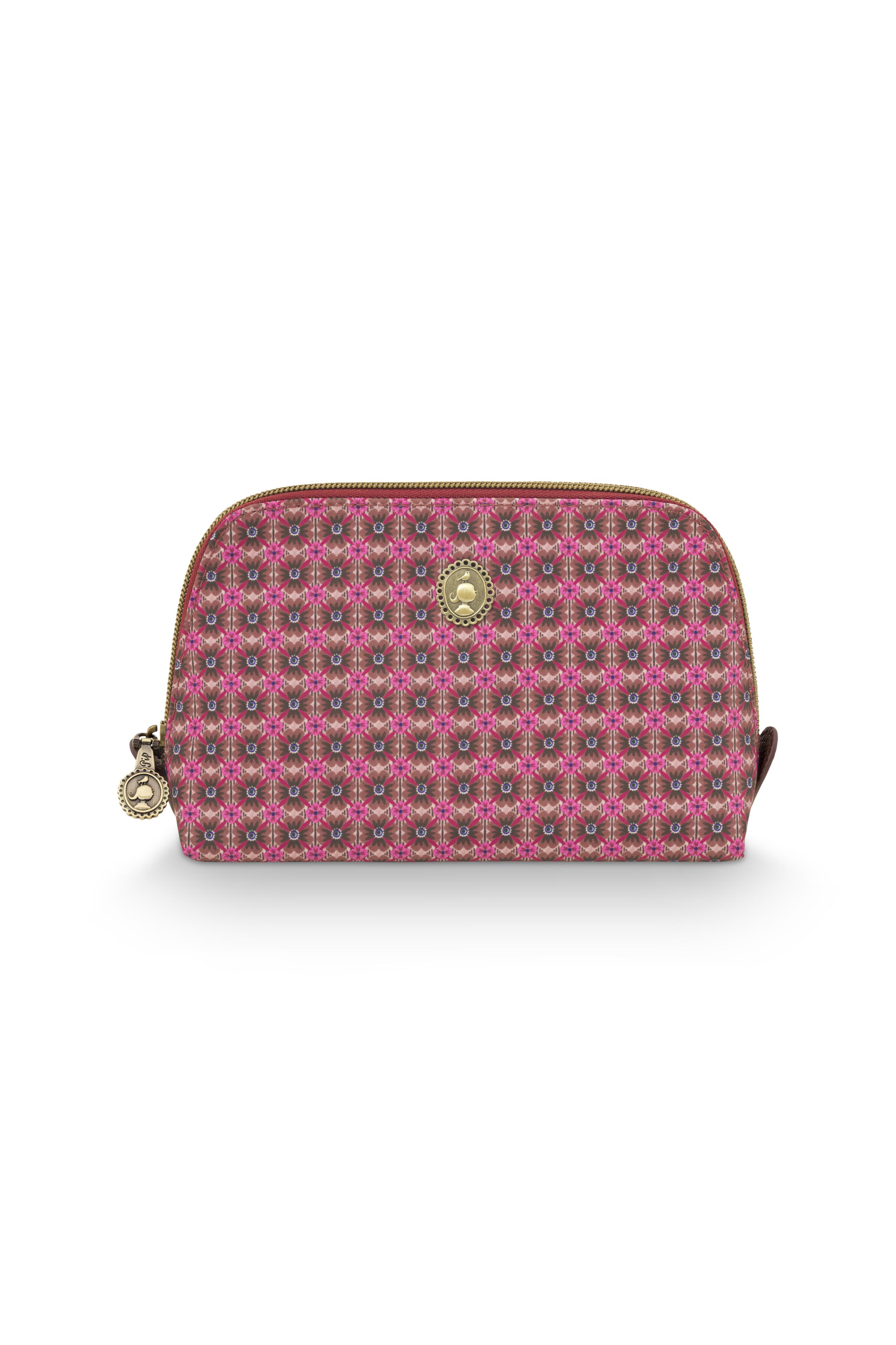Coby Cosmetic Bag Triangle Small Clover Pink 19/15x12x6cm Gift
