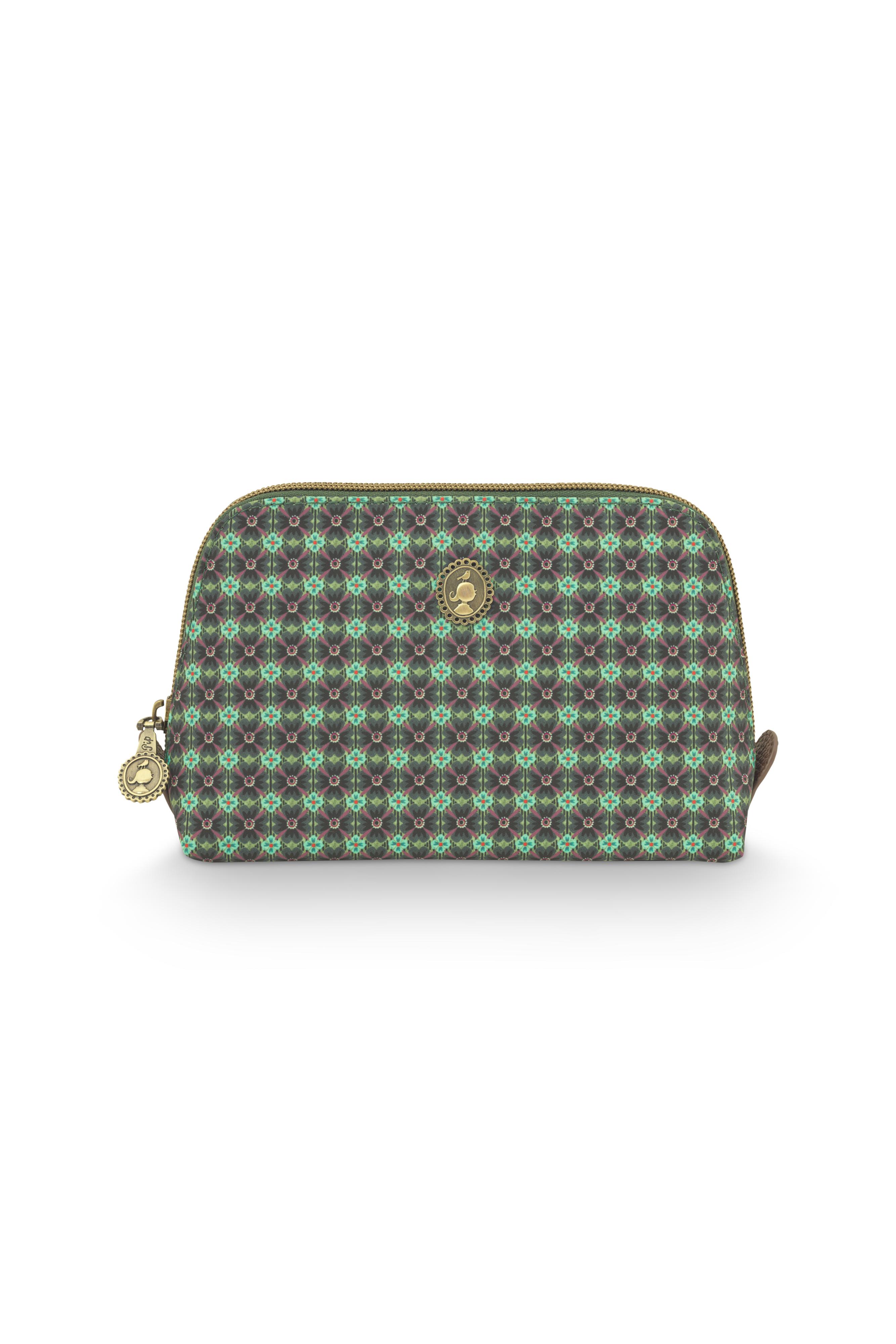 Coby Cosmetic Bag Triangle Small Clover Green 19/15x12x6cm Gift