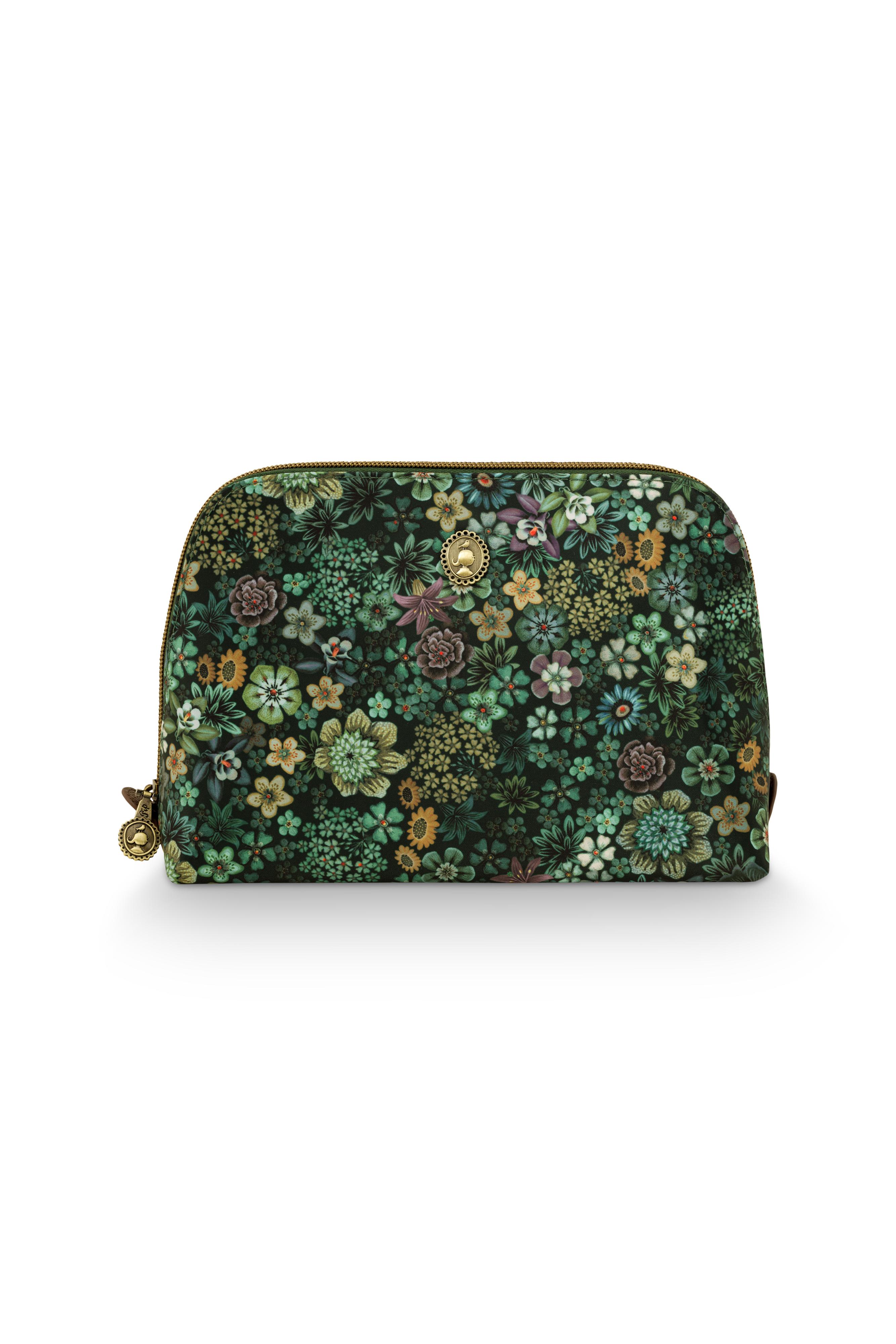 Coby Cosmetic Bag Triangle Medium Tutti I Fiori Green 24/17x Gift