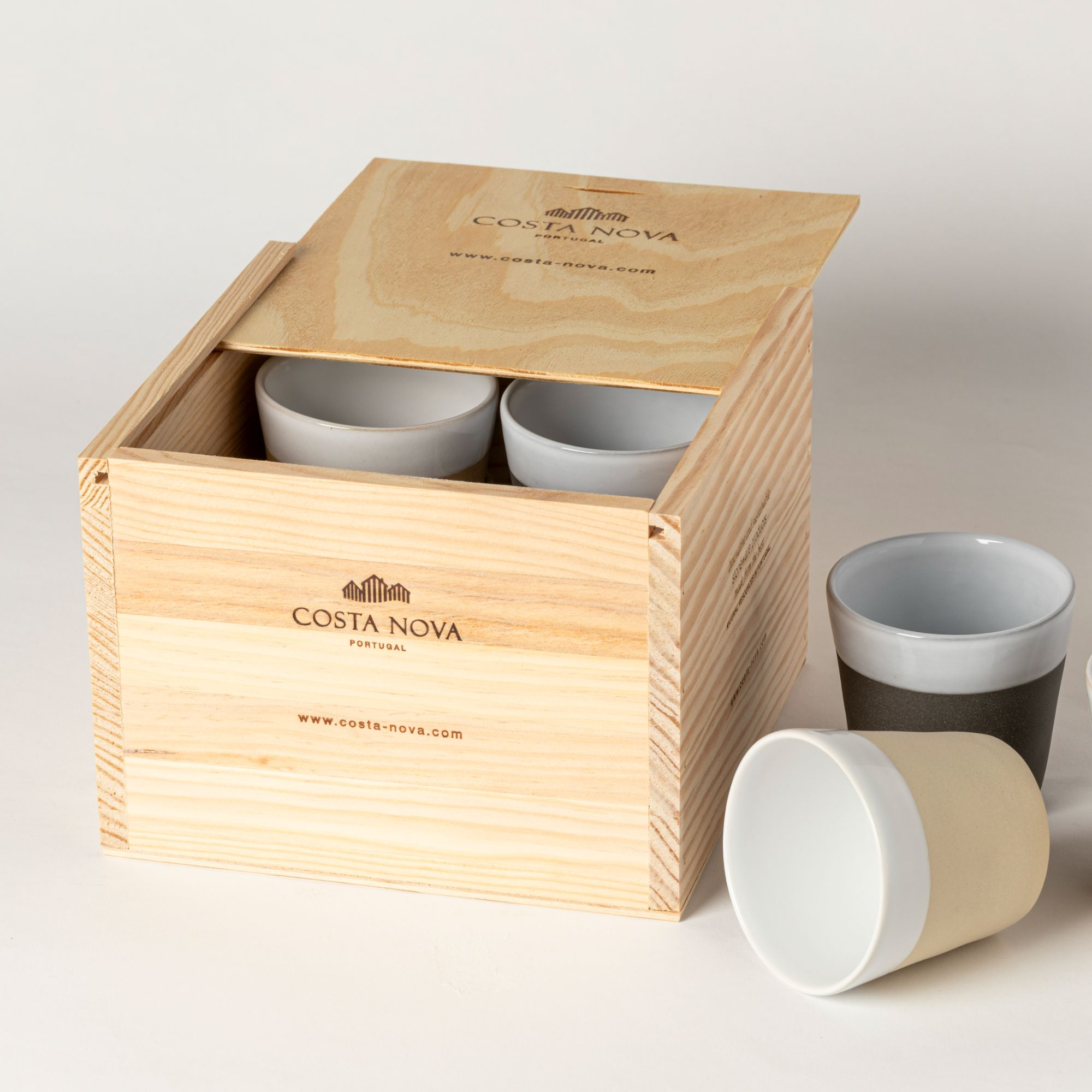 Grespresso Nature Wht Gift Box 8 Lungo Cups 0.19cl Gift