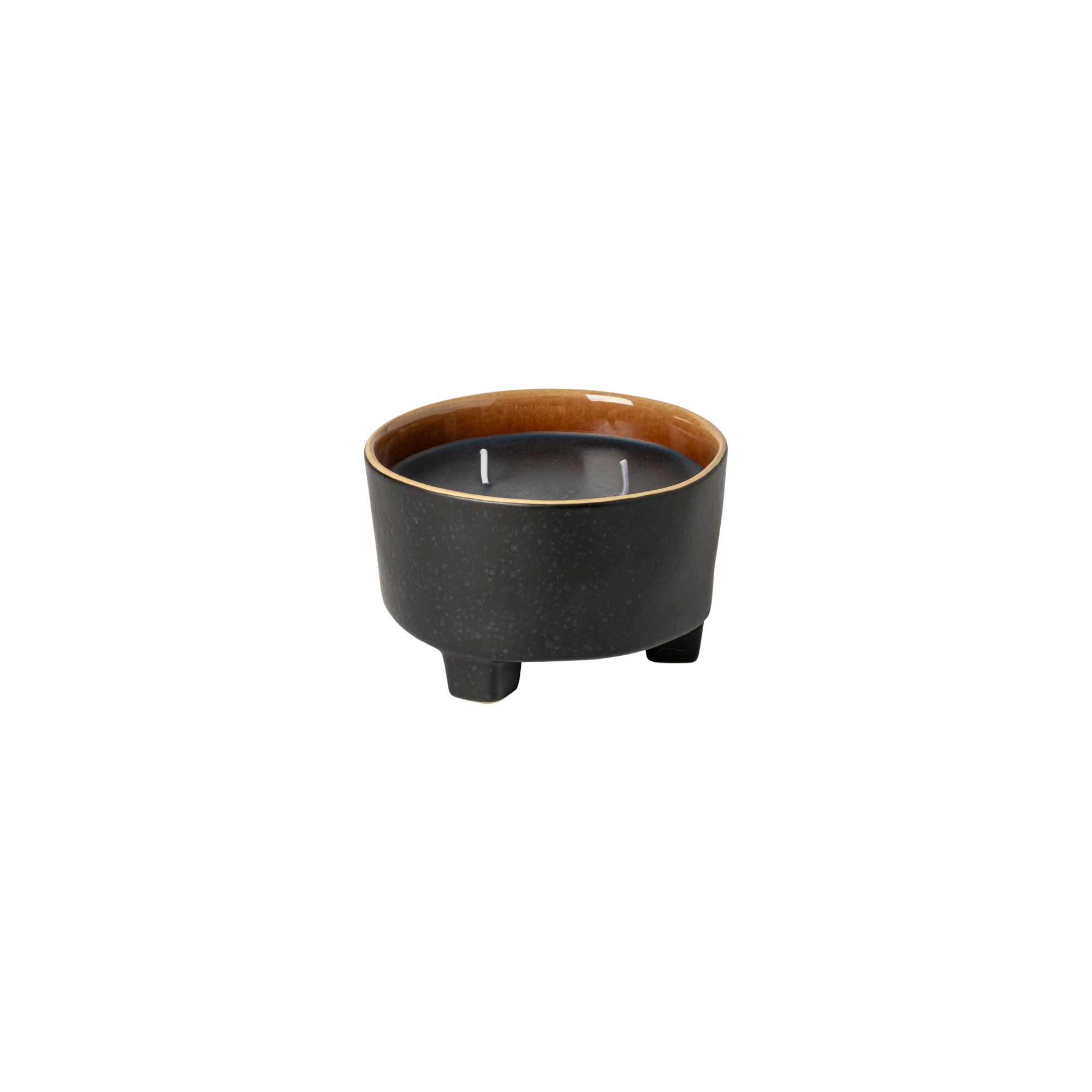Riviera Black-terra Footed Bowl Soy Candle 12cm Gift