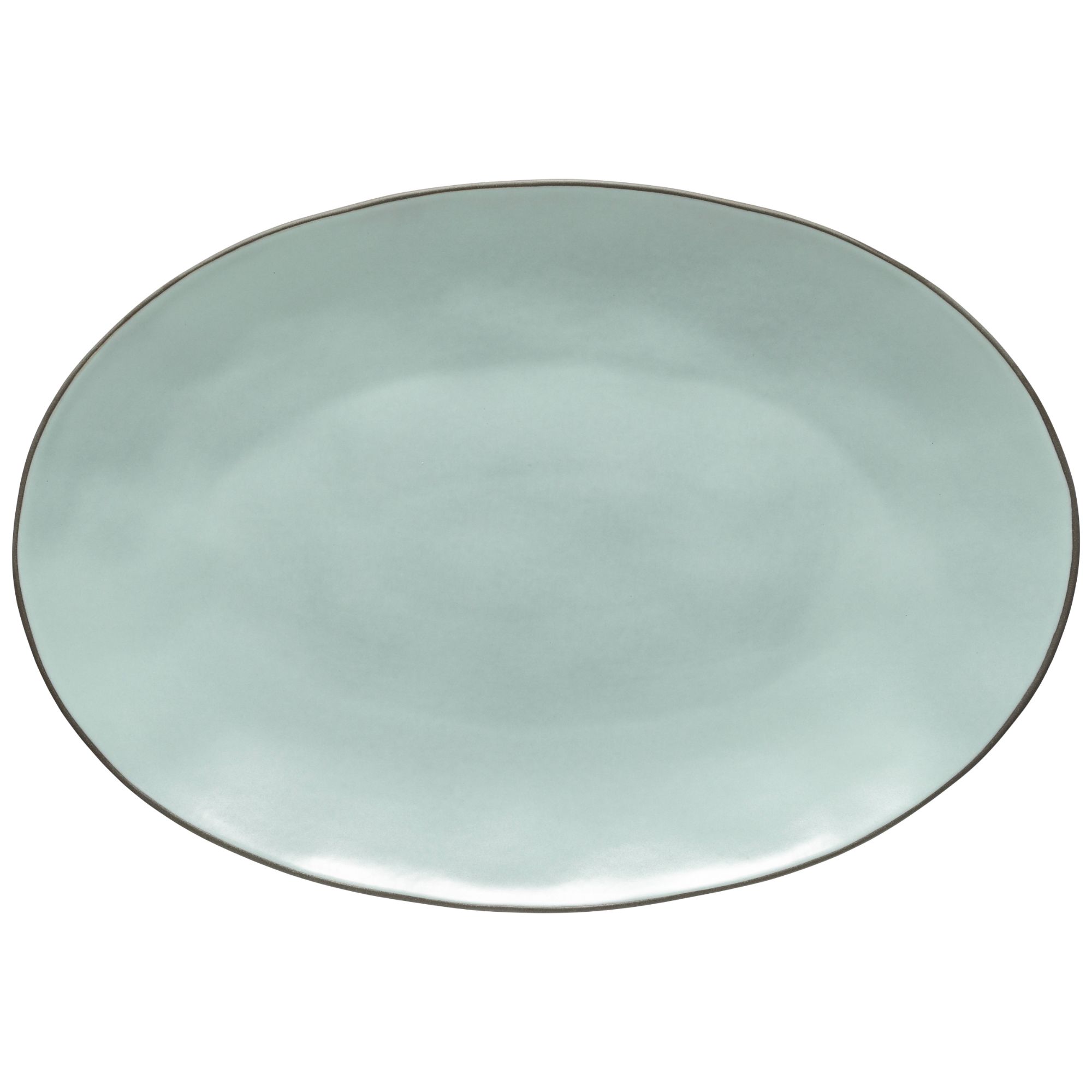 Stacked Organic Sky Oval Platter 45cm Gift