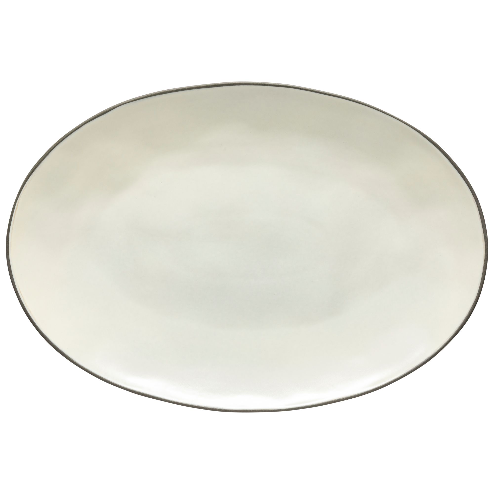 Stacked Organic Salt Oval Platter 45cm Gift